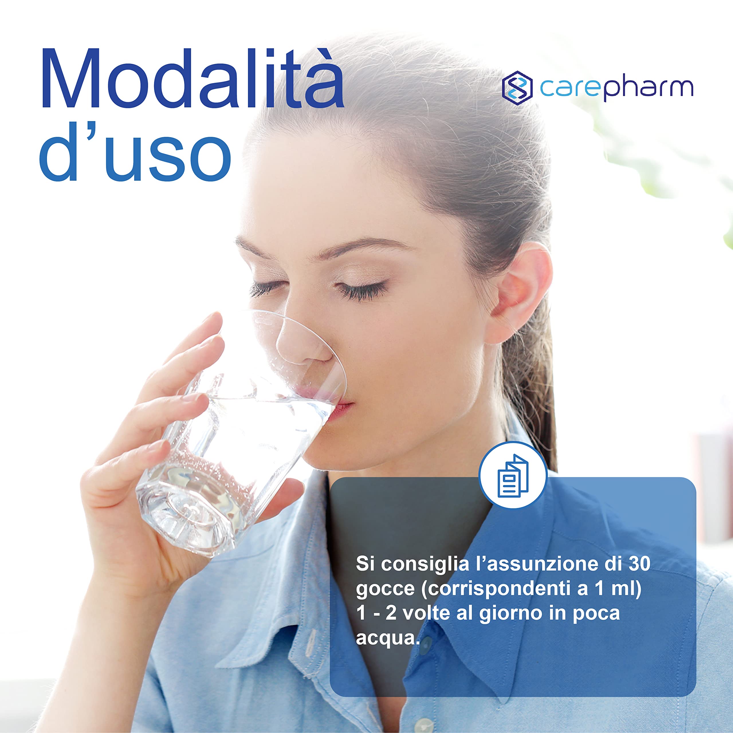 Carepharm, Ansioten, Integratore Alimentare Liquido a Base di Estratti Vegetali, Favorisce il Rilassamento e il Sonno in Caso di Stress, Senza Zuccheri, Senza Lattosio, 30 ml