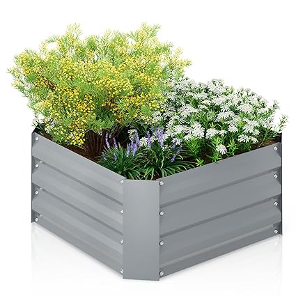MoNiBloom Garden Beds Outdoor for Vegetables 24?x24