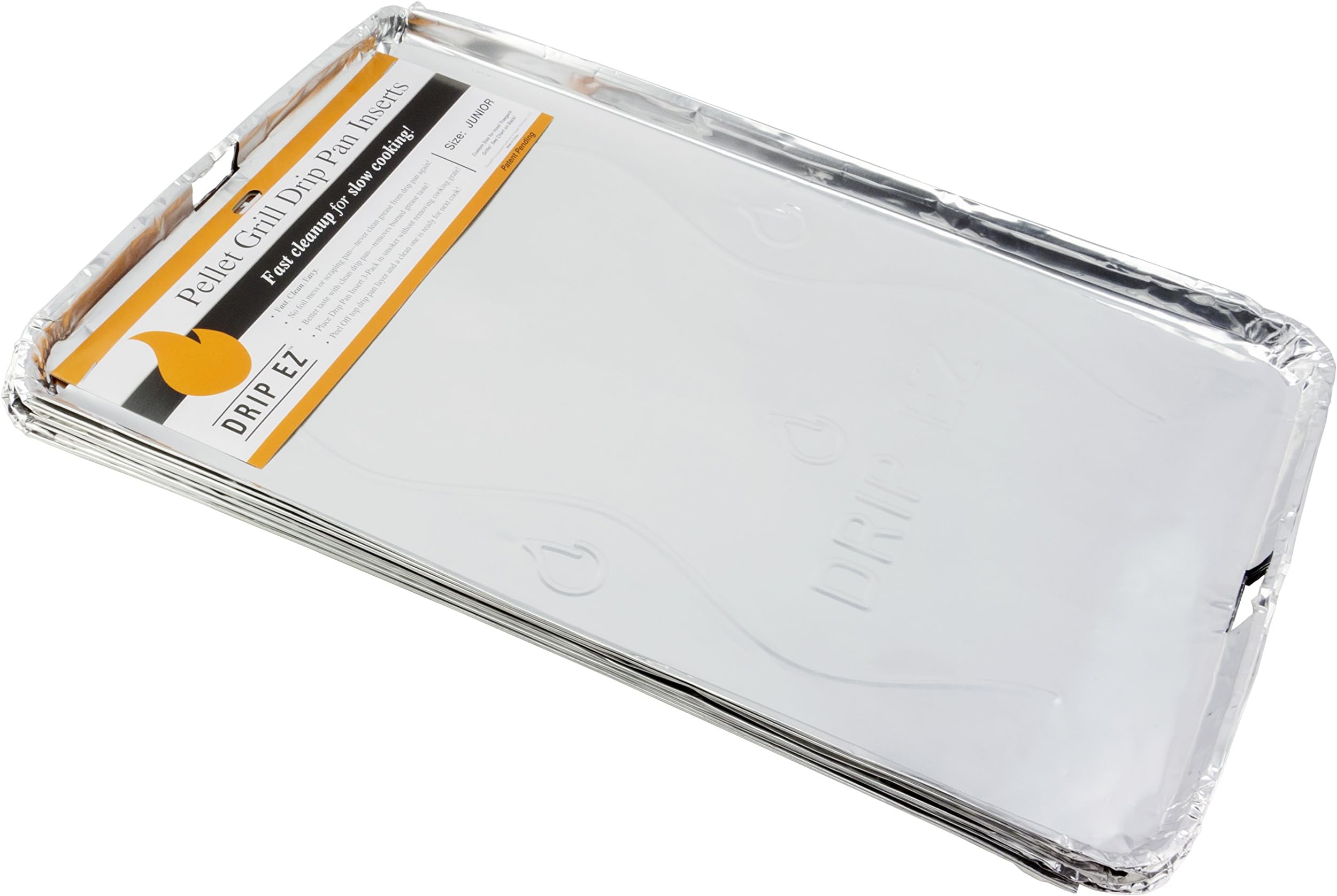 Bull Outdoor Products 24268 Grease Tray Liner,Silver, 12 Pack, 30 Inch