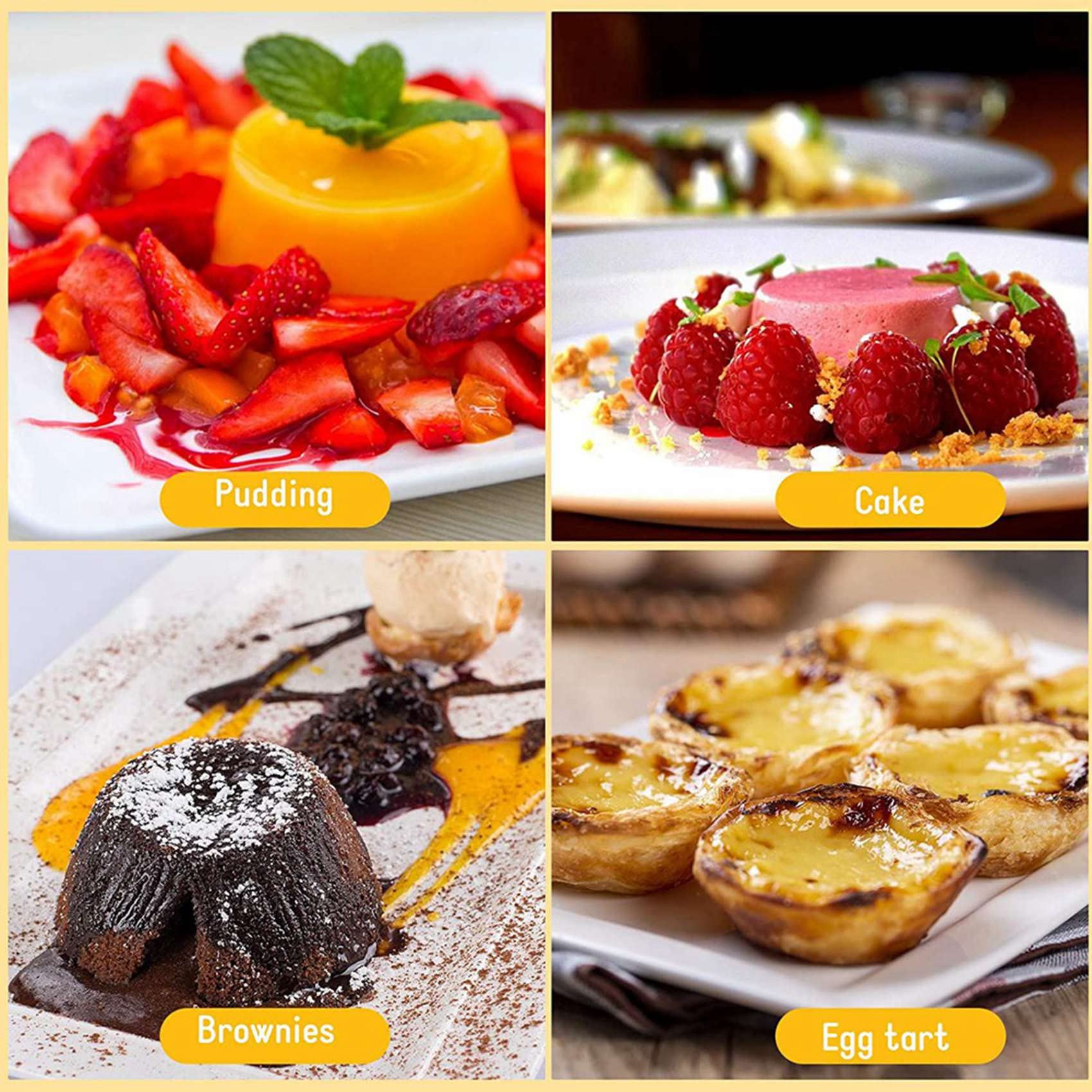96-teiliges Puddingförmchen, Tassen, Mini-Formen, Schokolade, geschmolzen, antihaftbeschichtet, Pudding für kleine Kuchen