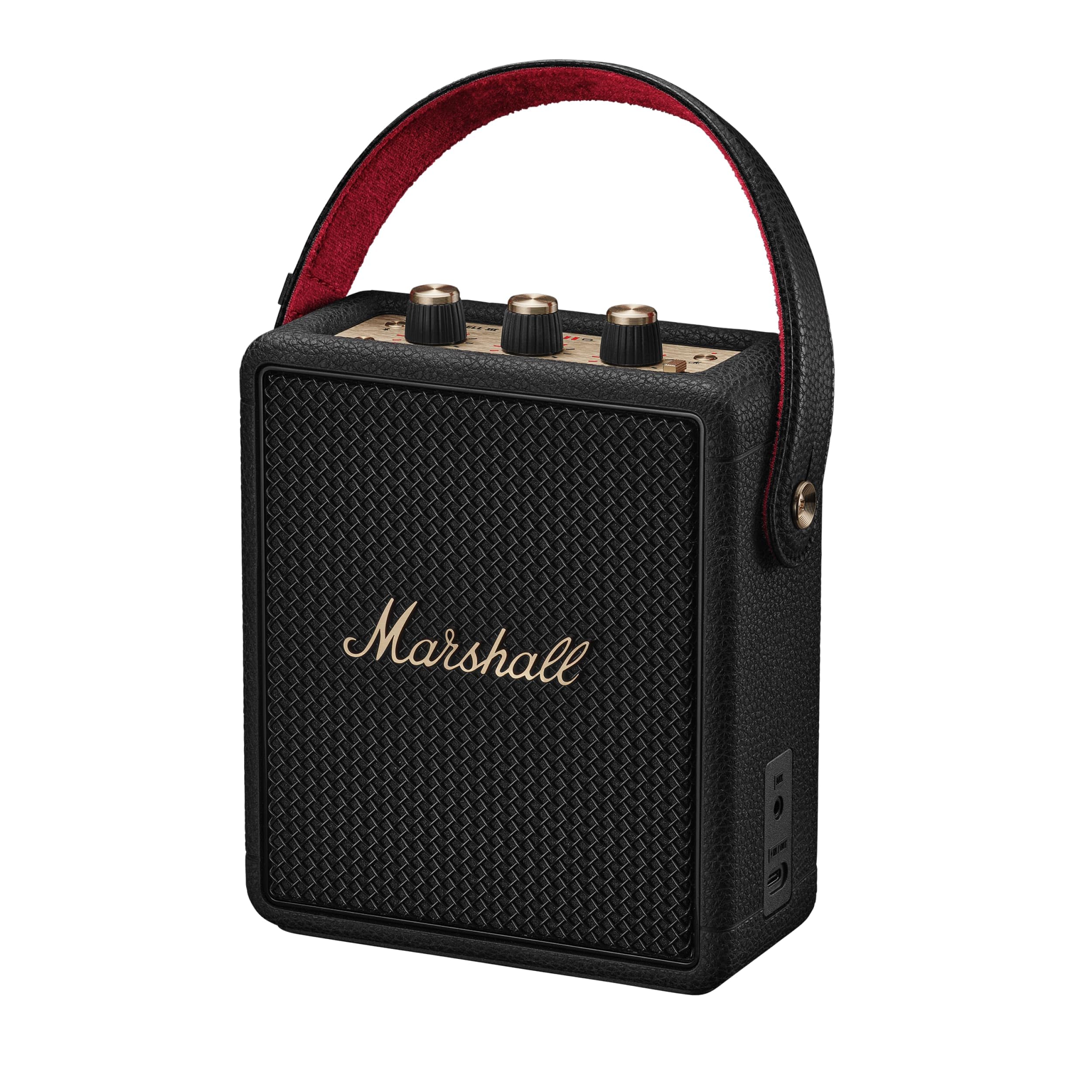 Marshall Stockwell III Enceinte Portable Bluetooth - Black and Brass
