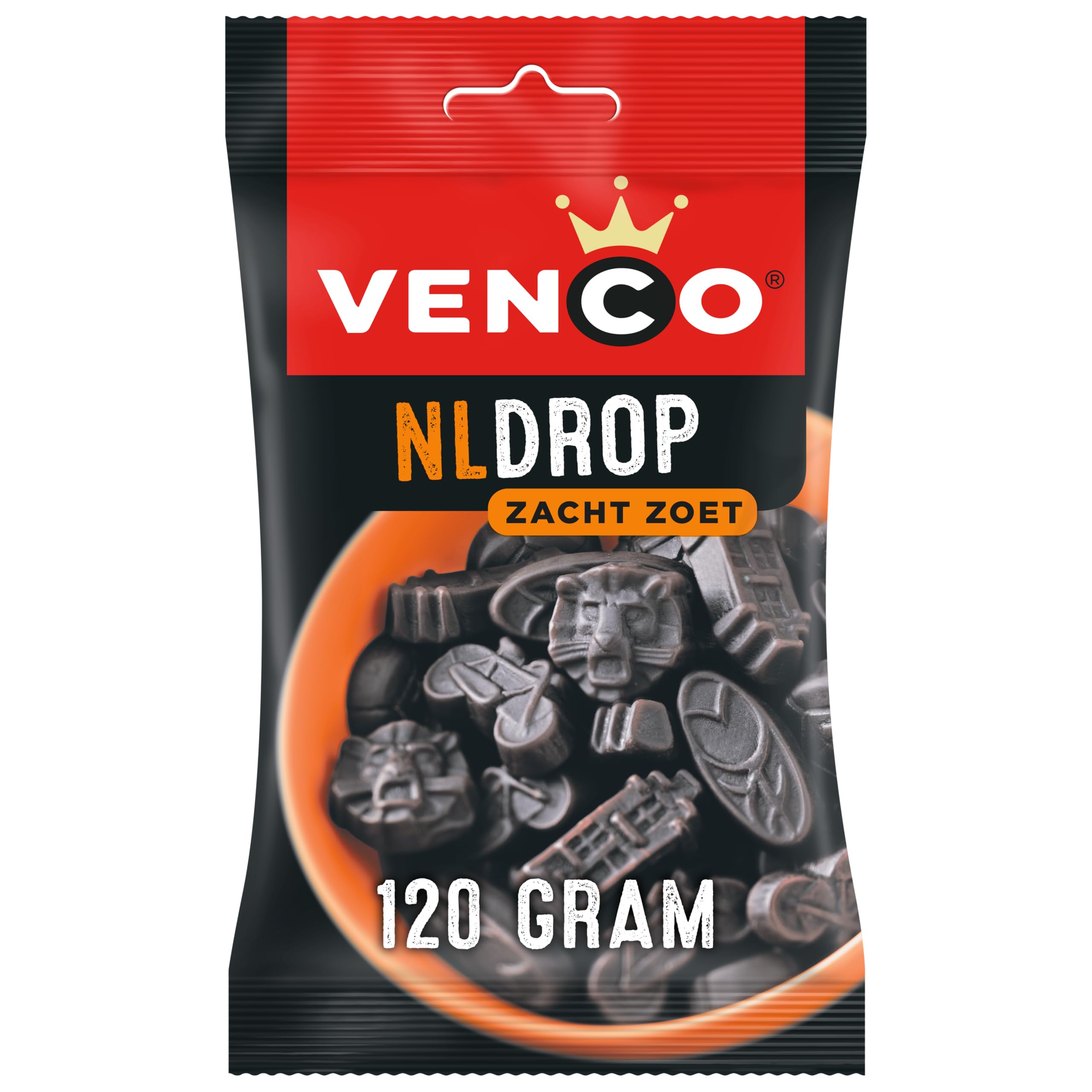 Venco NL Drop Dutch Black Licorice Soft Sweet 120g 4.23 ounce