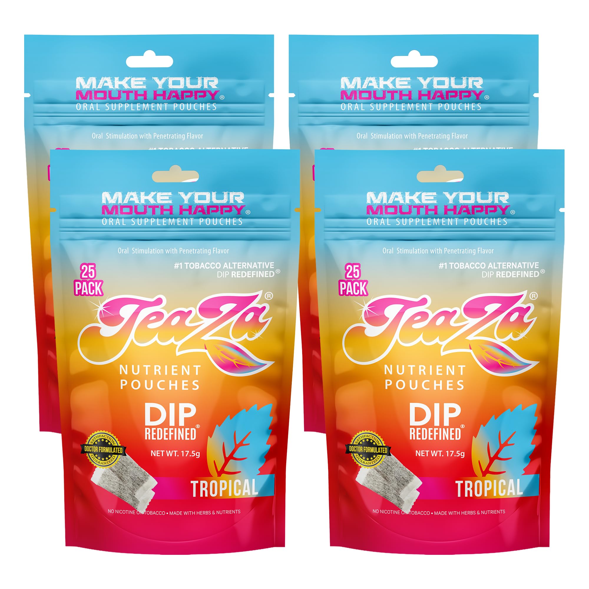 Amazon.com: Teaza Herbal Energy Pouches Chewing Tobacco