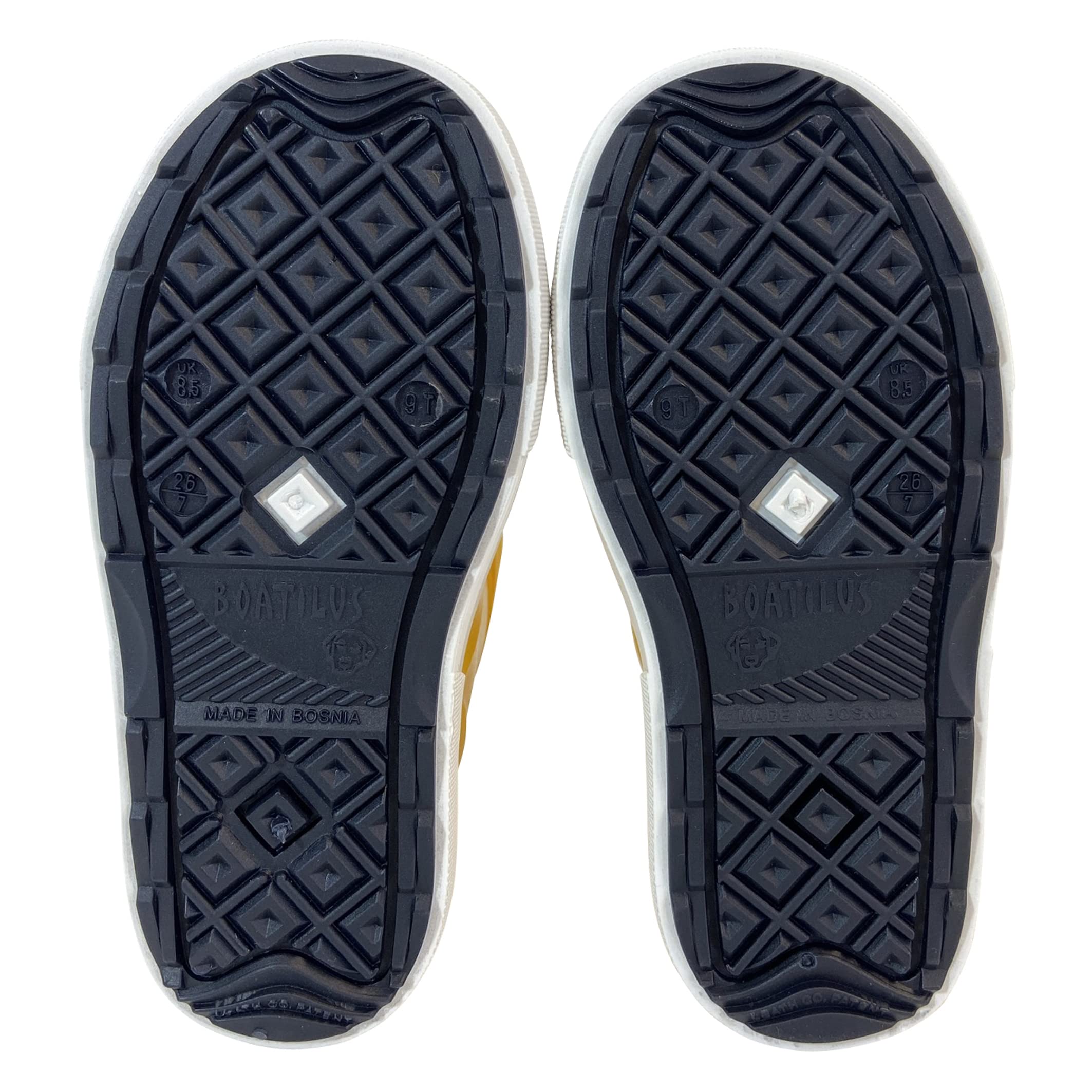 BOATILUS Umweltfreundlich gefütterte Stiefel PENGUY-B Unisex für Kinder, Regenstiefel, warmes Futter