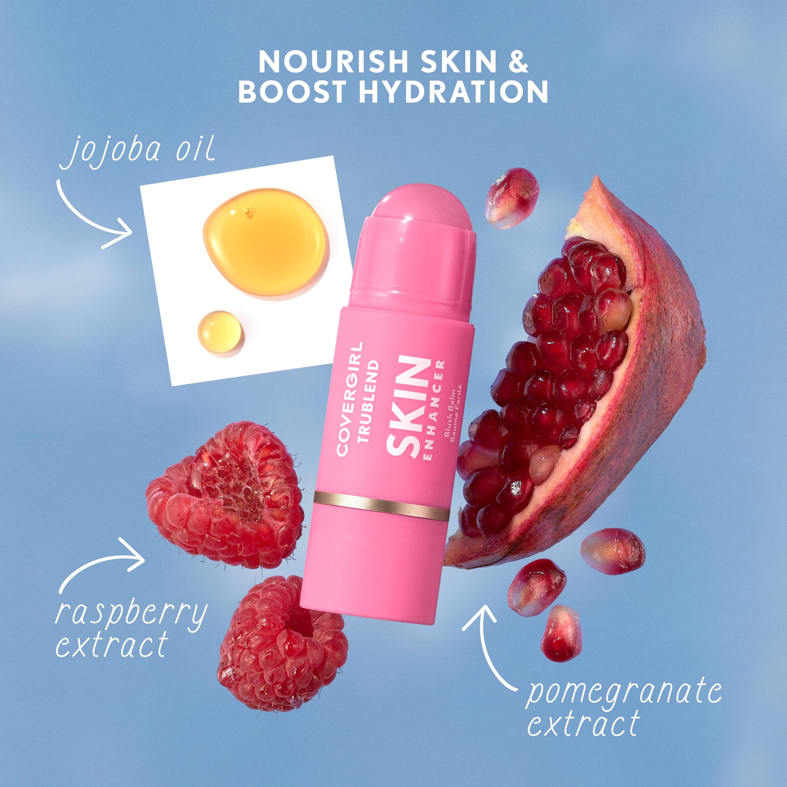 COVERGIRL Trublend Skin Enhancer Blush Balm Stick, Vegan Formula, Easy to Use, Glides on Effortlessly, Non-Greasy, Doesn't Crease - 250 Sleepy Mauve (Bright, Cool Mauve) — view 5