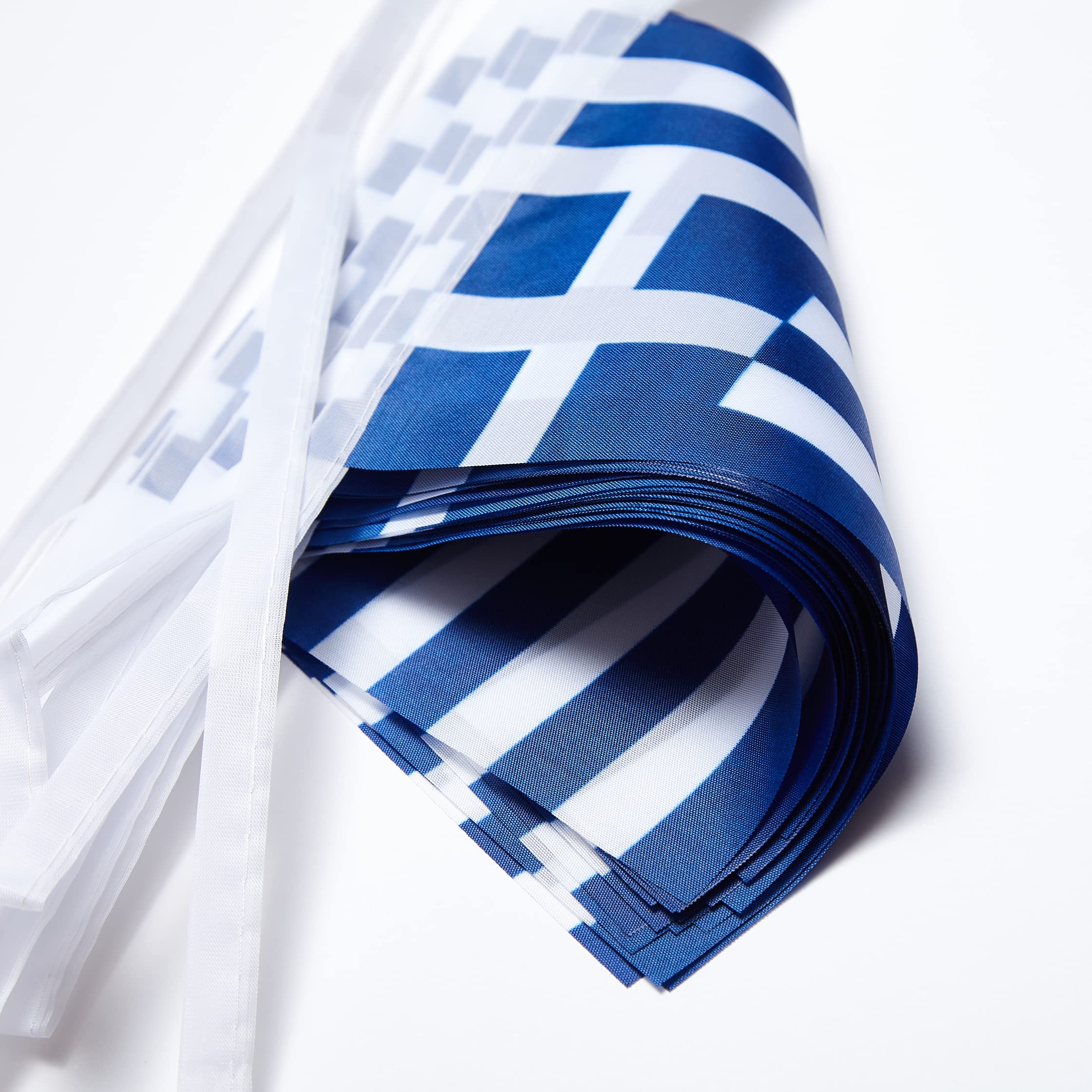 TSMD 2 Ghirlande Di Bandiere Della Grecia – Stringa Da 9 Metri Con 40 Mini Bandiere Per Decorazioni Di Feste