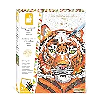 Janod – Cofanetto Pittura con i Numeri Felini – 2 Quadretti da Realizzare – Pittura ad Acquerello – Les Ateliers du Calme – Kit Attività Creative Bambini – Dai 7 Anni, J07954