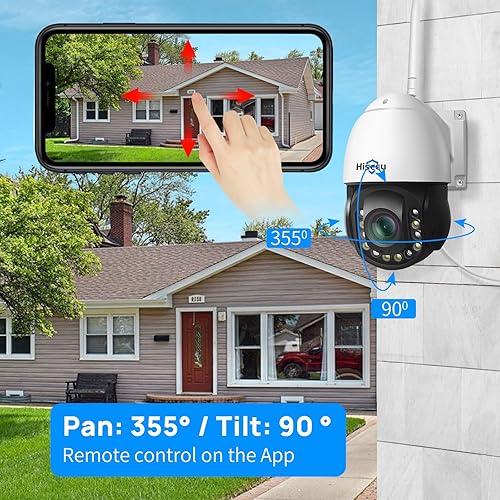 Miniatura 3 de Hiseeu Cámara de zoom óptico inalámbrica 30X 3MP PTZ sistema de cámara con grabación de video en red 8CH