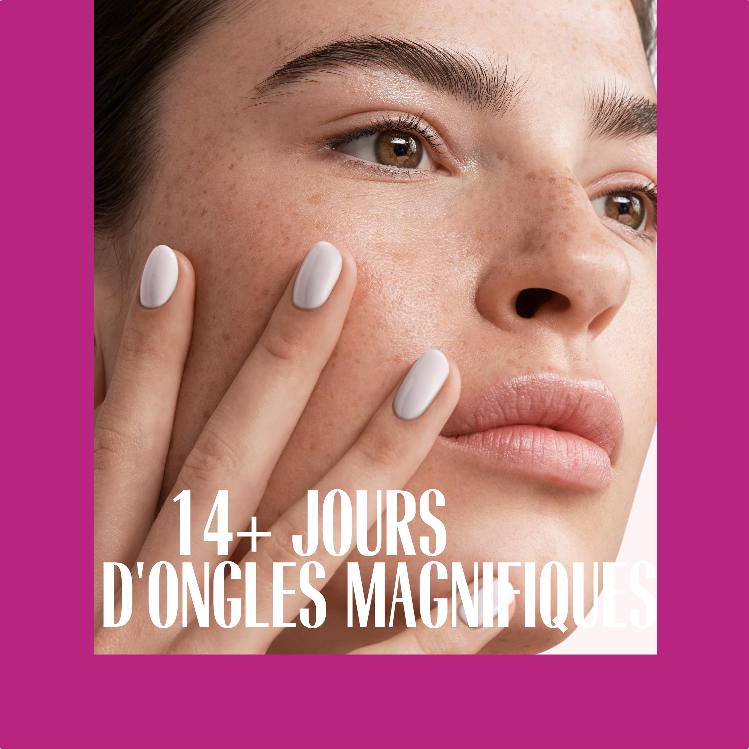 Pink Gellac - Base Coat Semi Permanent 15 ml - Base pour Gel Polish Végétalienne - Transparente