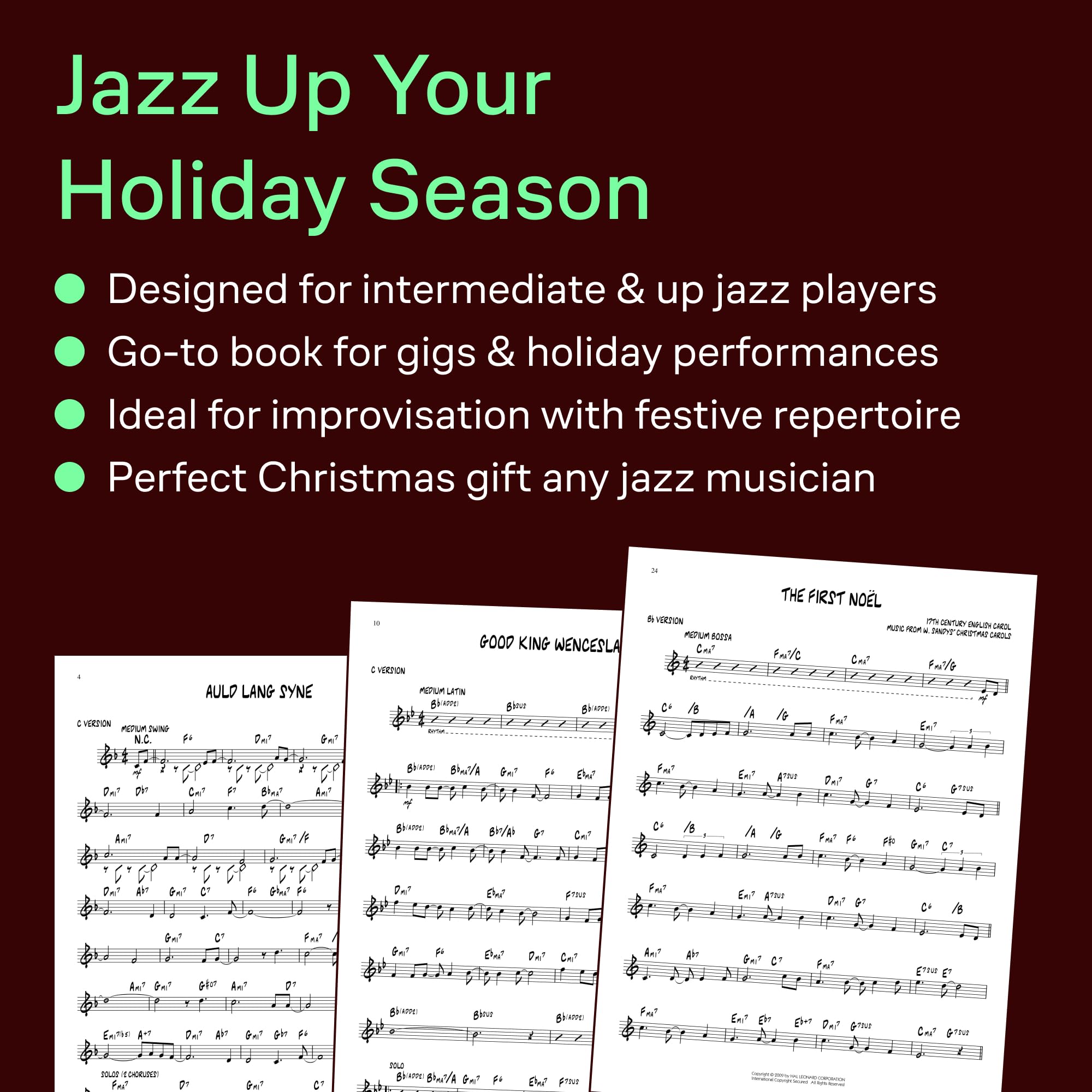 Jazz Play Along Volume 111 Cool Christmas All Inst Book/Cd: 10 Timeless Favorites (Jazz Play-Along, 111)