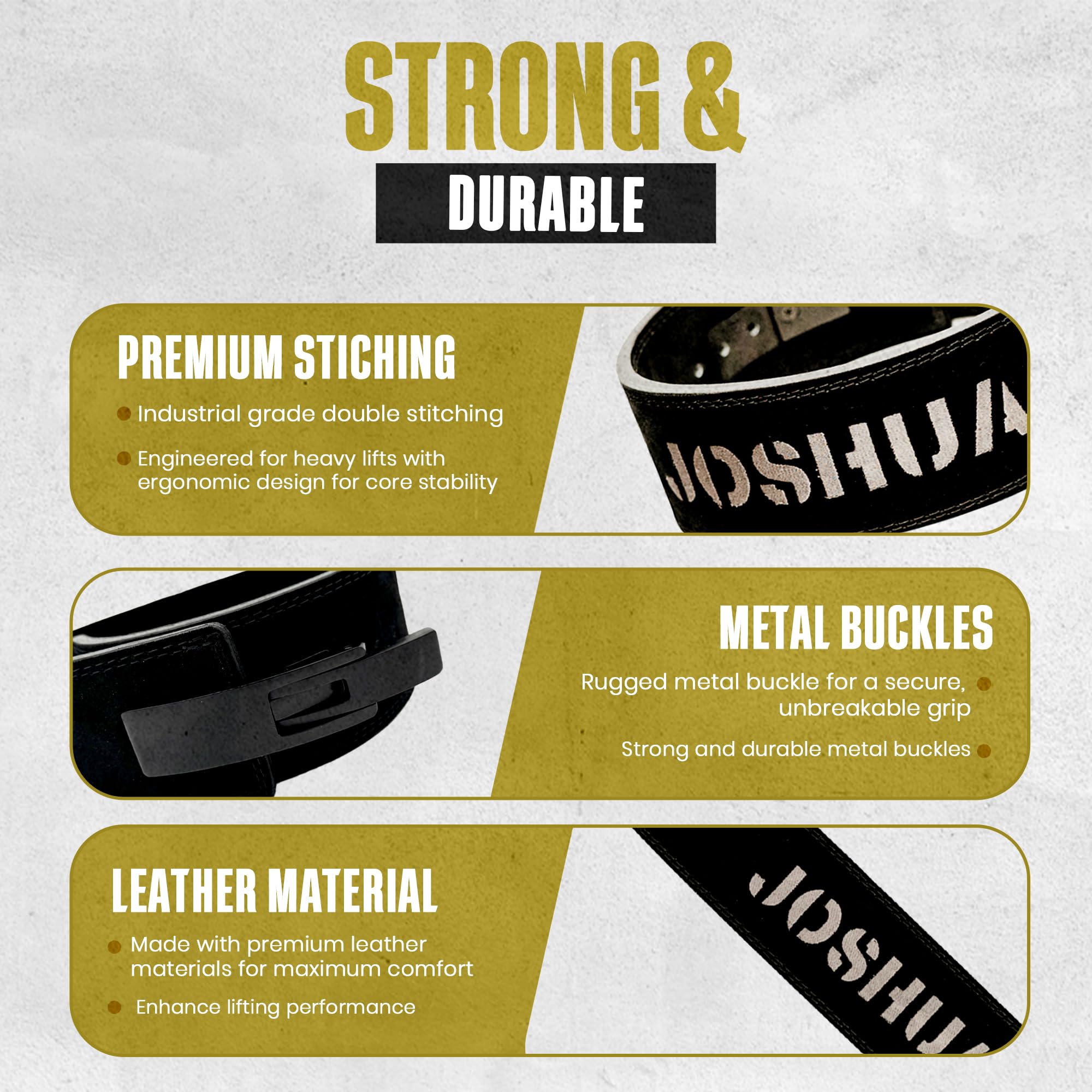 Christian Lever Weight Lifting Belt- 10mm Thick Leather Weightlifting Belt for Men & Women- Durable Leather Weight Belt for Men- High Strength Powerlifting Belt- Squat Belt, Deadlifting Belt (Medium)