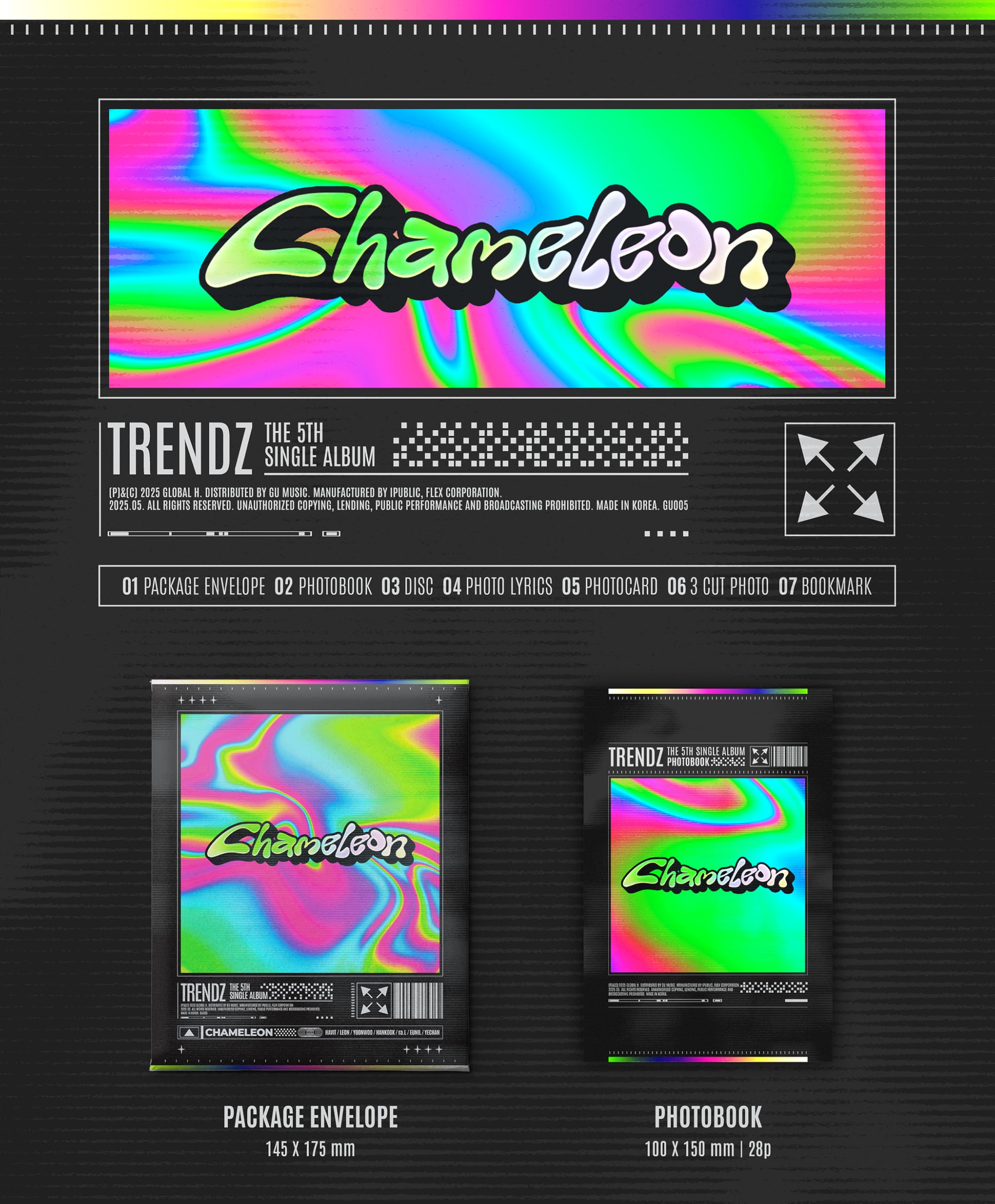 TRENDZ - Chameleon (5th Single Album)