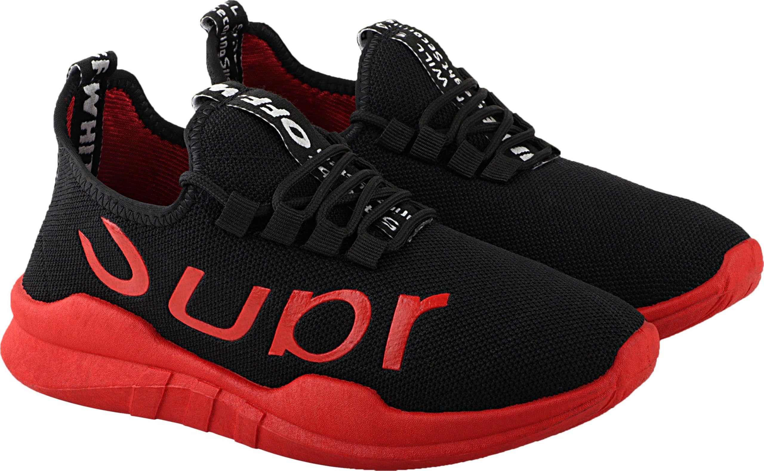 King Performance Training Shoes with Mesh Panels and Supportive Sole for Fitness Activities RED 7-image-28