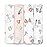 aden + anais Essentials Muslin Swaddle Blankets, Newborn Receiving Blanket for Swaddling, 100% Cotton Baby Swaddle Wrap, 4 Pack, Disney Princess