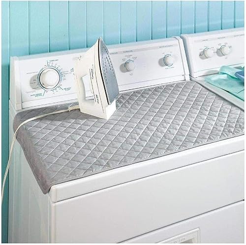 DINY Home and Style Tapete portable para planchar en cualquier lugar de 18 x 31 pulgadas perfecto para departamentos pequeños y viajes