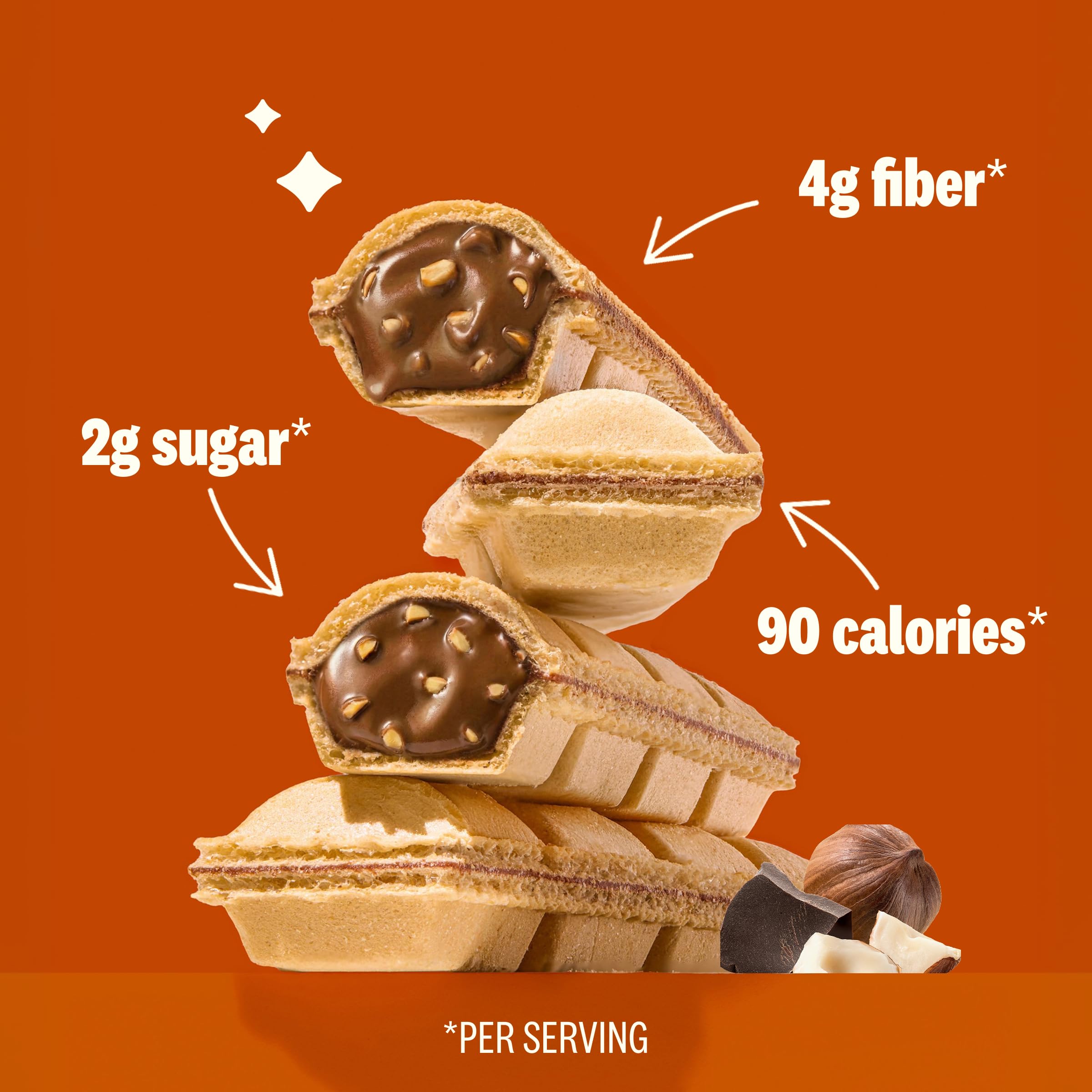 Amazon.com: Rip Van Crispy Dunes Vegan Chocolate Hazelnut Wafer