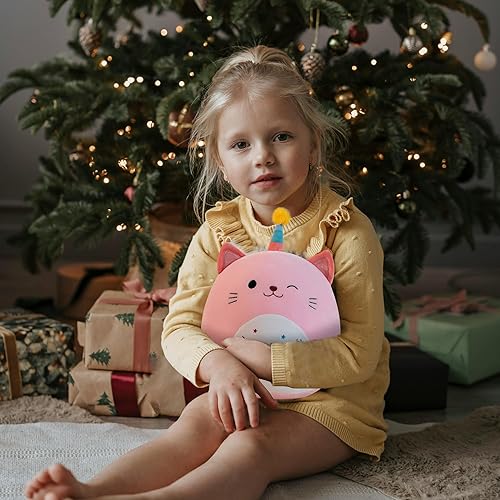 Miniatura 9 de Almohada de peluche de vaca de aguacate, bonito animal de peluche suave, decoración para niños y niñas, color verde, 8 pulgadas