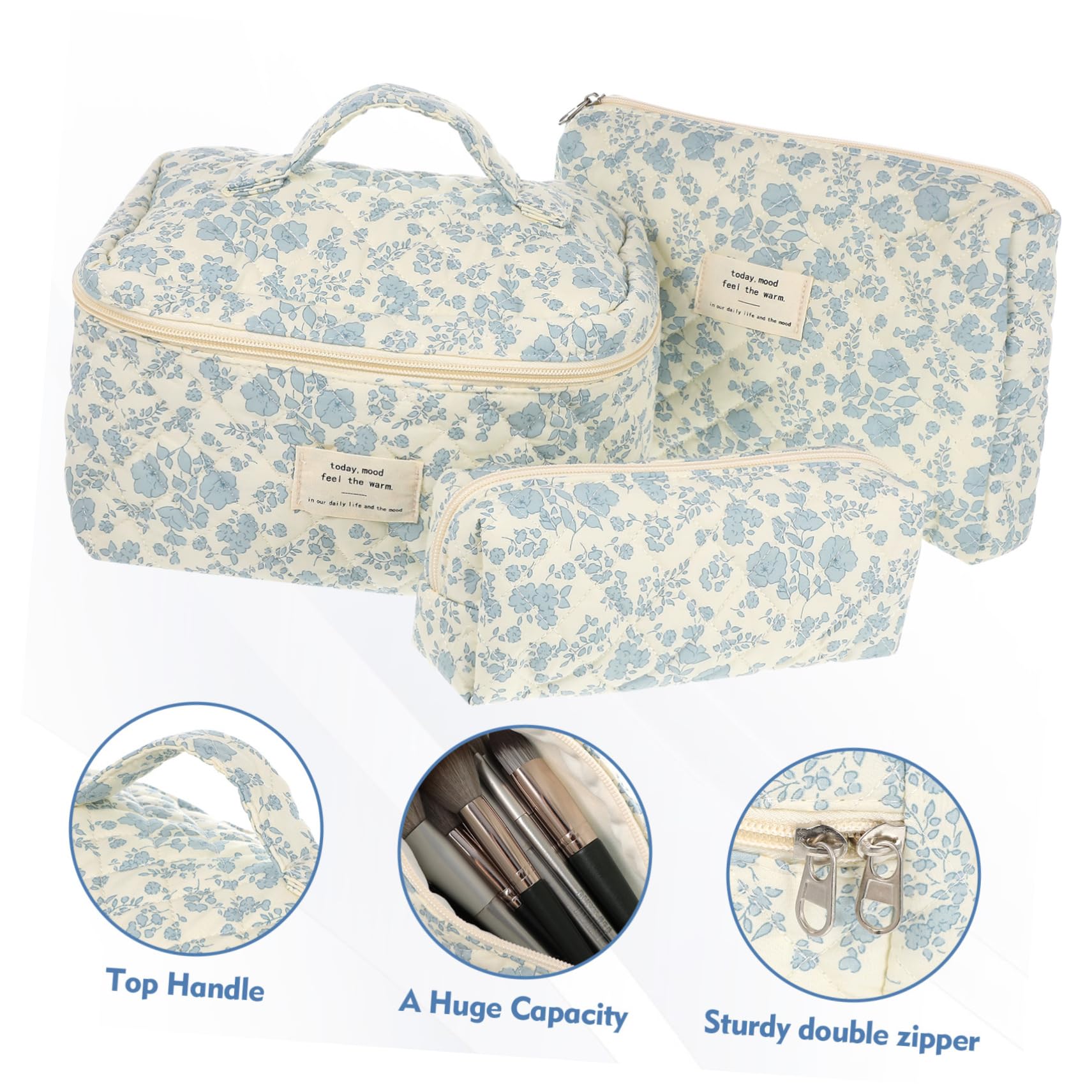 1 Juego Bolsa de cosméticos de Almacenamiento Bolso de Cosméticos Bolsas de Viaje Bolsas de Maquillaje al Aire Libre Exterior Organizador Caja de Maquillaje orquídea Perder
