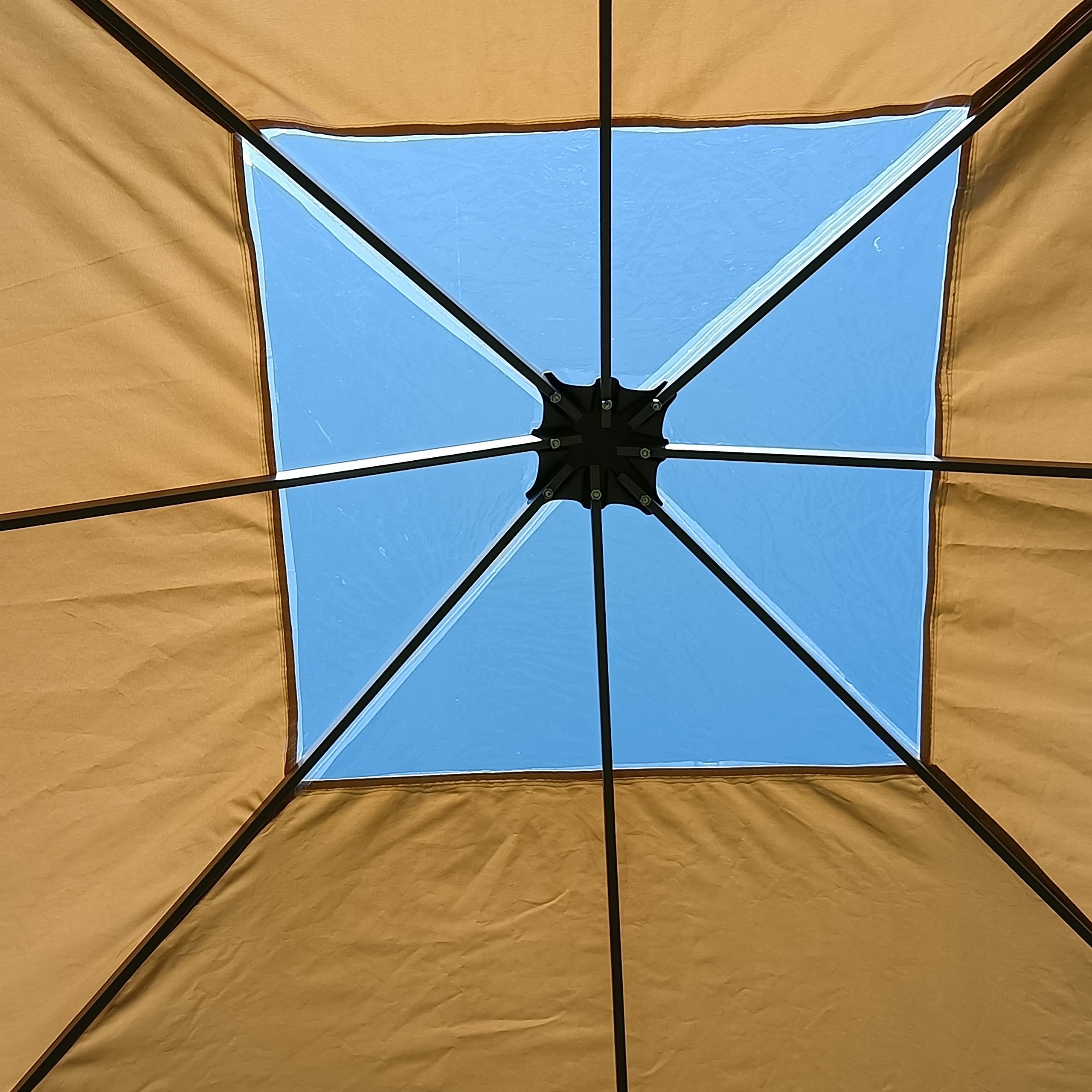 QUICK STAR Ersatzdach 3x3m Clear TOP Pavillondach Sand