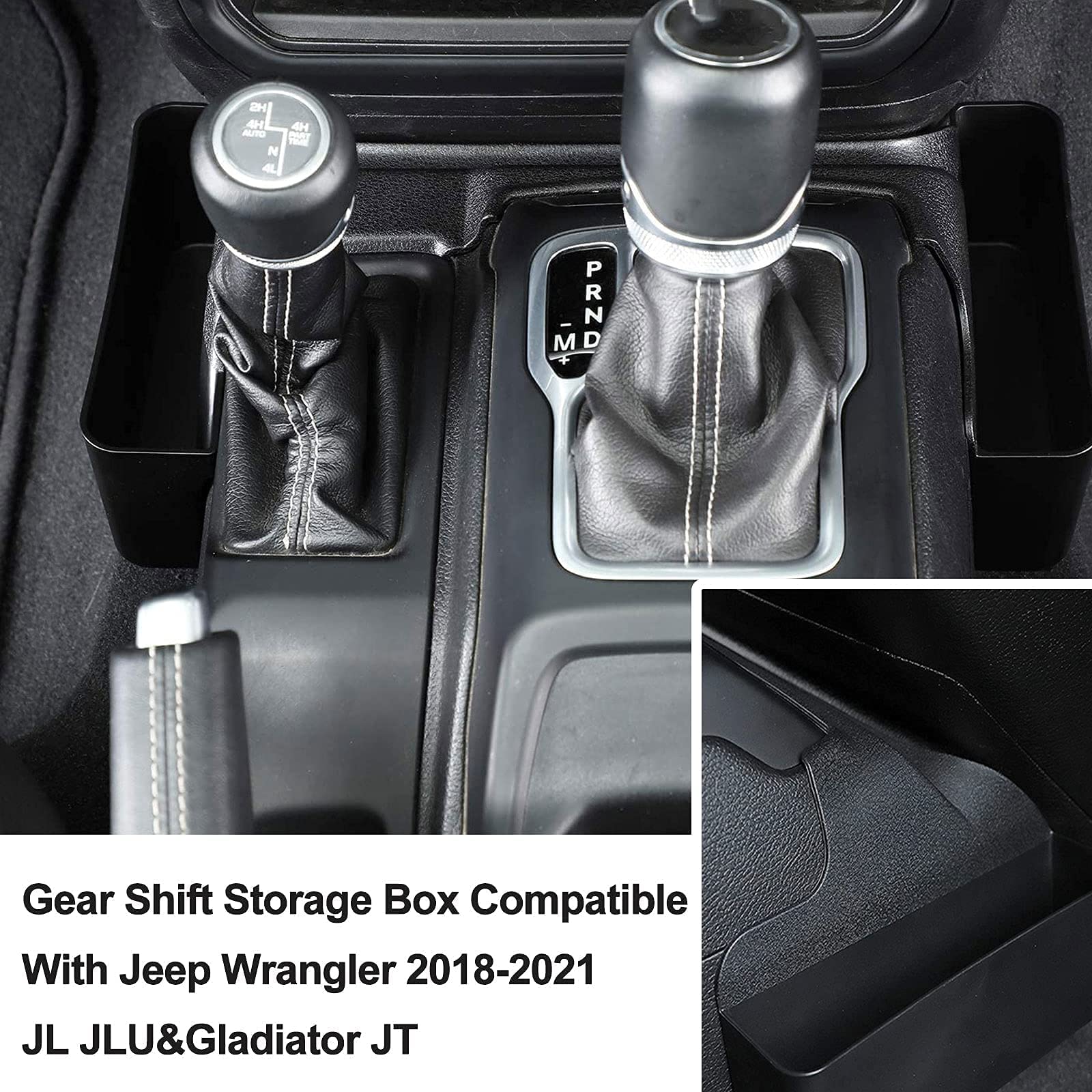 cartaoo Shifter JL Storage Box for Jeep Gladiator Accessories, Interior