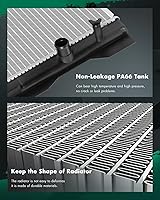 Vista 5 de SCITOO Radiador 13106 para Corolla/para Matrix Base/CE/LE/S/XLE Sedán/Wagon 4 puertas 1.8L 2009 2010 2011 CU13106 TO3010323