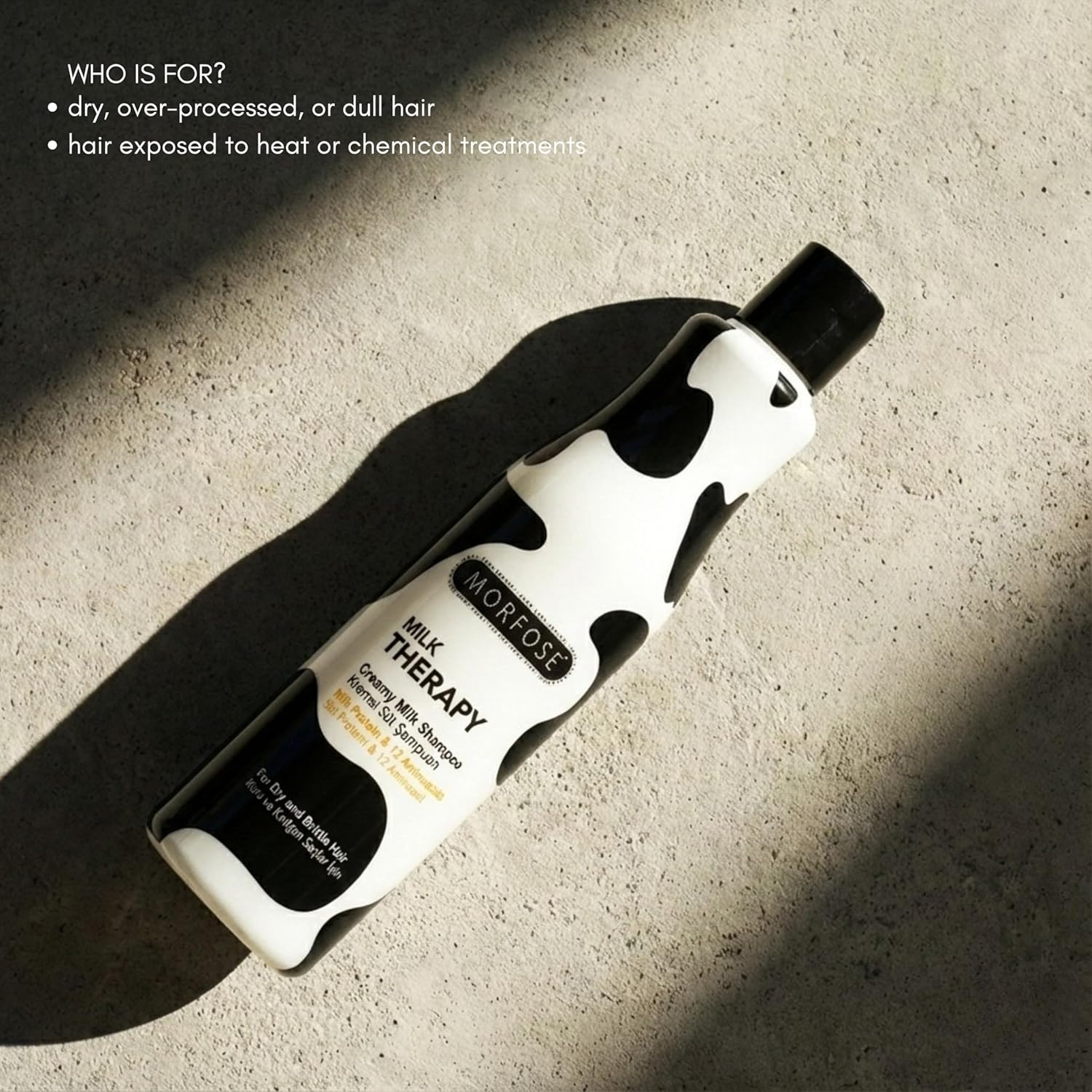 Morfose Professional Milk Therapy Creamy Hair Shampoo for Dry, Damaged, or Brittle Strands, Repairs and Protects, fuller, healthier, softer look, Eliminates Dryness, Damage, and Split Ends,16.91 Fl oz - Image 3