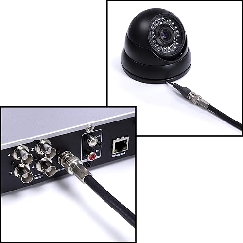 Miniatura 8 de THE CIMPLE CO RG6 - Conector de cable coaxial, atornillado (giro) - SDI, HD-SDI, CCTV, seguridad, tarjeta de video, cámara, sin soldadura - RG6 -