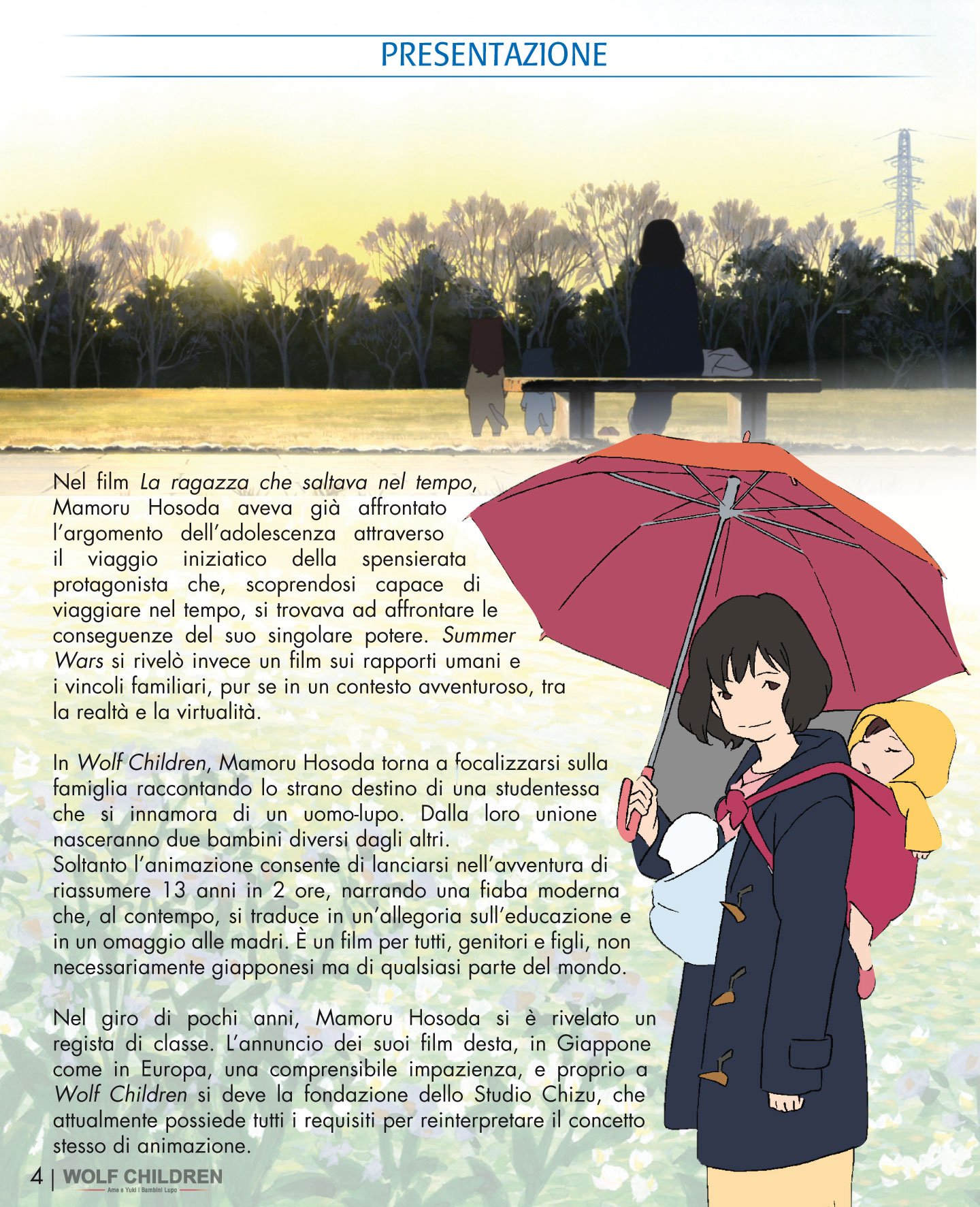 Wolf Children - Ame E Yuki I Bambini Lupo (Special Edition) (2 Blu-Ray)