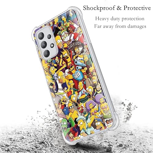 Miniatura 3 de Funda compatible con Samsung Galaxy A23, Galaxy A23, a prueba de golpes, material de TPU antiarañazos con hermoso patrón para Samsung Galaxy A23