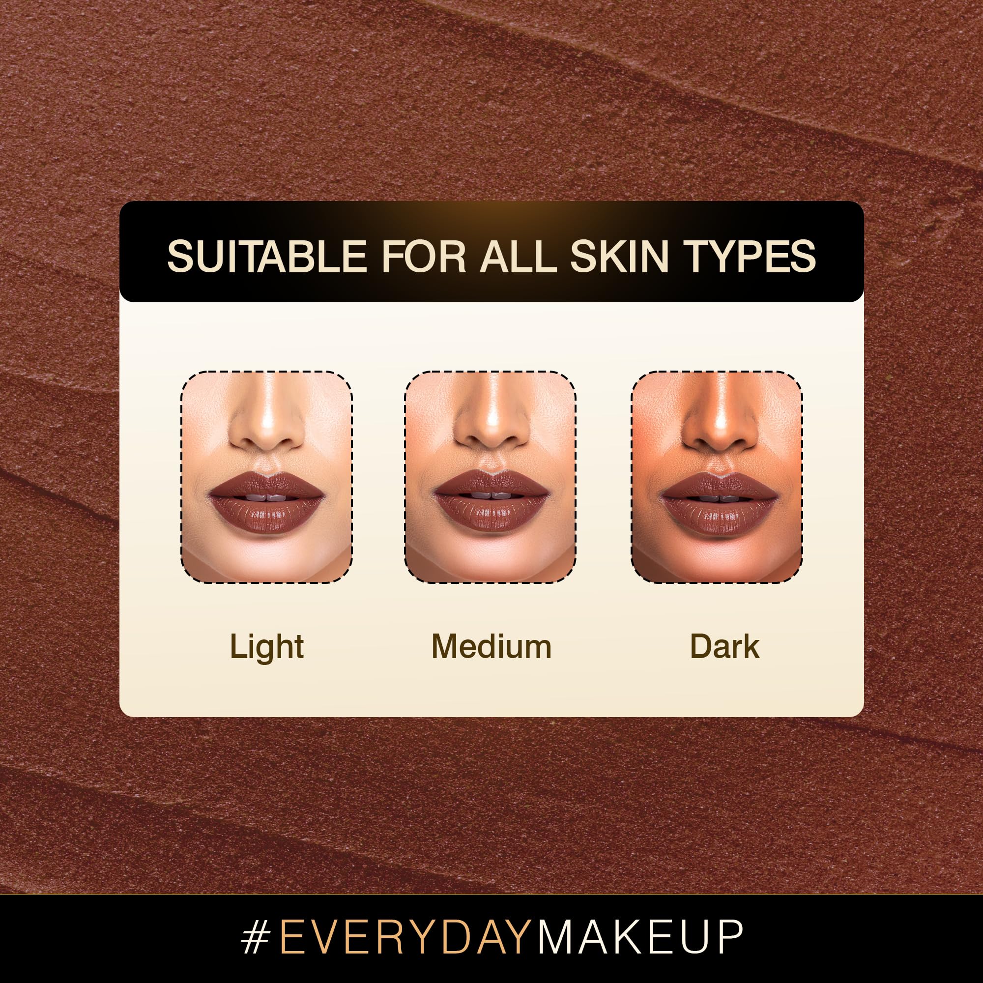 Auric MatteRich Lipstick | Smoked Cinnamon | 4.2g | High Pigment, Long-Lasting, Transfer-Proof, Vegan & Paraben-Free Lip Color 4