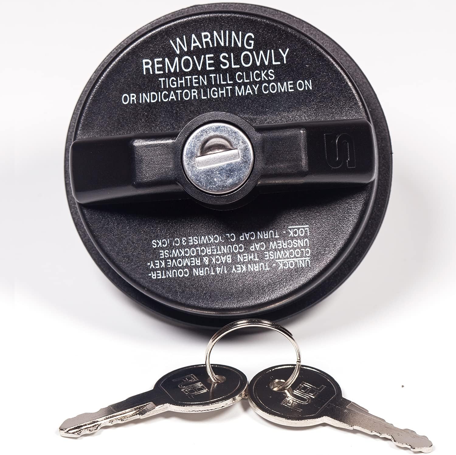 HIHIAV-05278655AB Compatiable With Chrysler Dodge Jeep Ram Locking Gas Tank Cap,Lock Fuel Tank Cap- Challenger Grand Caravan Ram 1500, Cherokee Wrangler TJ LJ JK JKU JL JLU JT, 5278655AB.