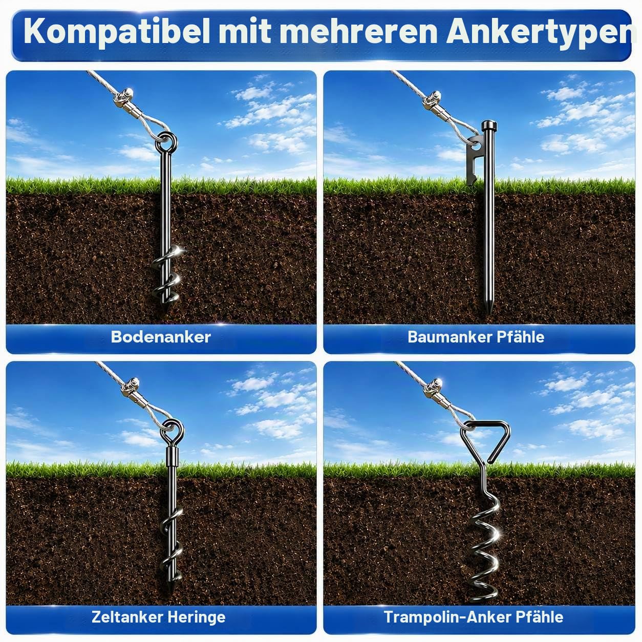 Drahtseil 3mm Set - 60M 3mm Verzinkt Stahlseil ummantelt mit ösen, M5 Spannschloss Seilspanner & Spanndraht Seilspanngarnitur für Wäscheleine, Gardinenseil, Rankhilfen, Lichterkette