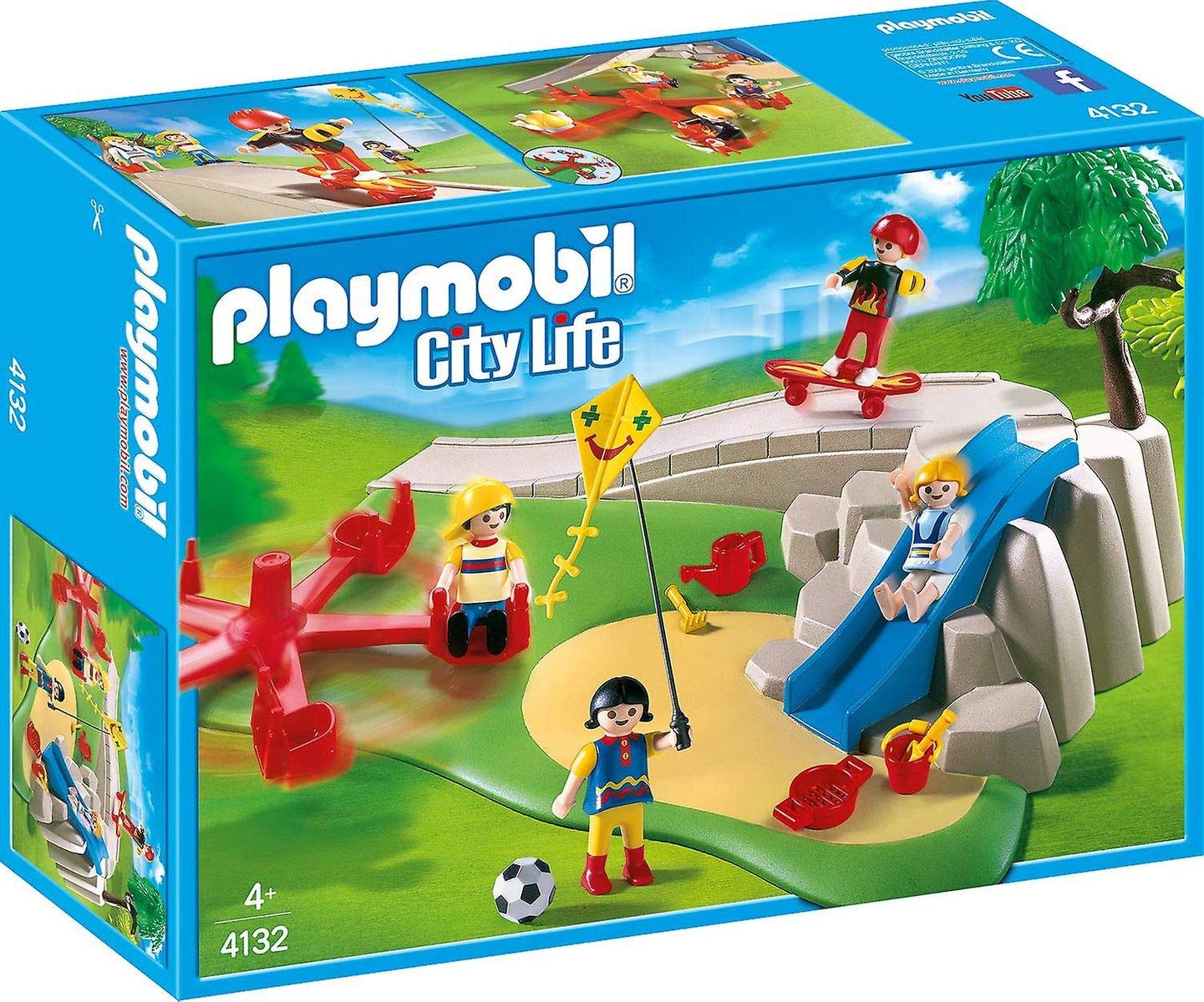 Amazon.co.jp: プレイモービル シティライフ スーパーセット公園 4132