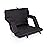 PICNIC TIME Ventura XL Portable Reclining Stadium Seat with Back Support, Folding Bleacher Chairs with Back and Cushion, Thick Padded Stadium Seat and Armrest, Includes Six Backrest Positions, (Black)