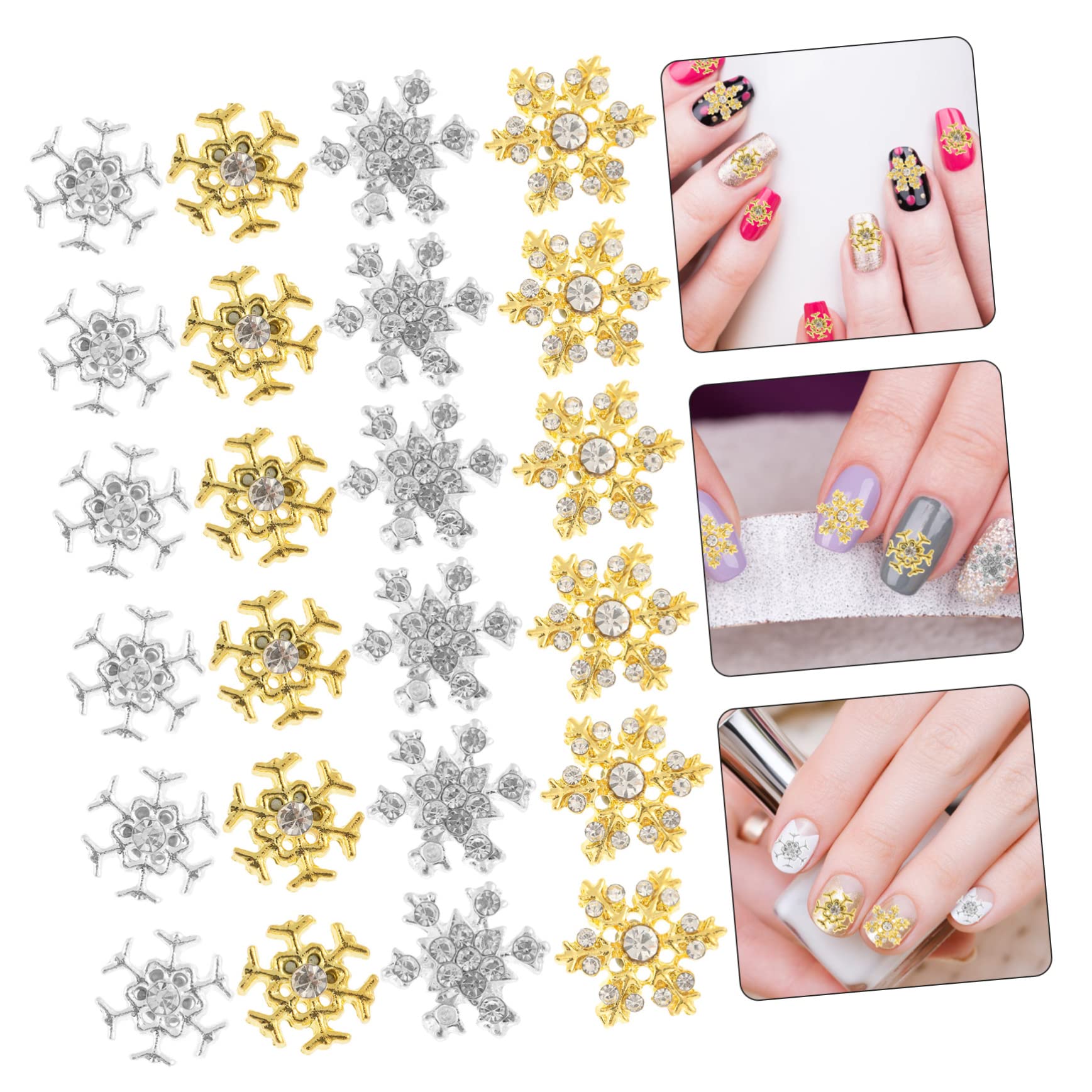 4 Set Decorazioni Per Unghie Stile Per Nail Art Resistenti All Usura Per Creazioni Te Manicure 40 Pezzi * 4