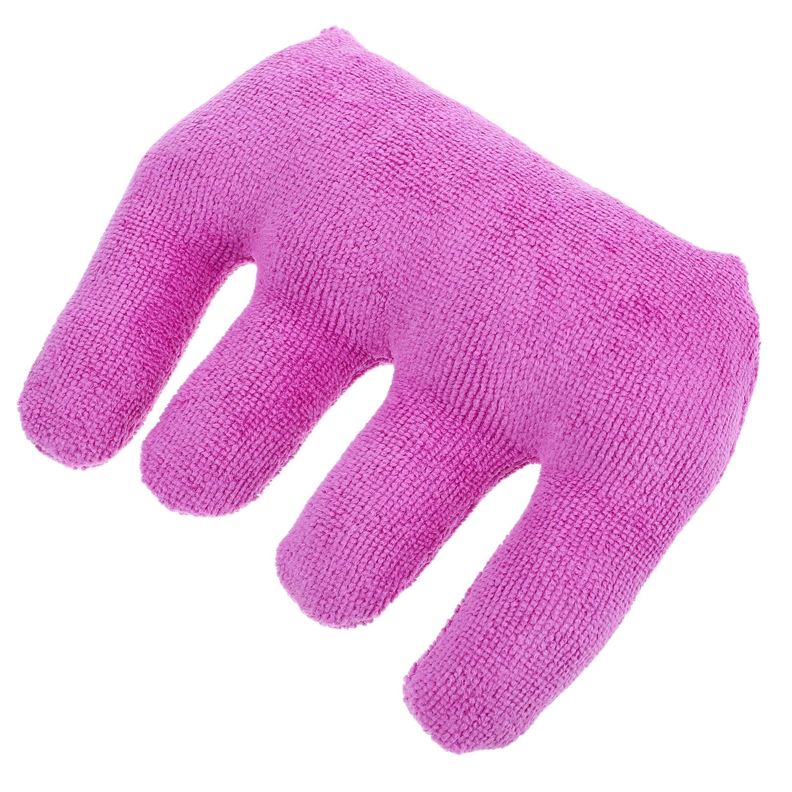 Appareil D'exercice Doux Mains en Velours Corail et Éponge Séparateur de Doigts, Renforceur de Poigne Polyvalent pour Usage à Domicile Salle