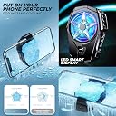 WRADER Phone Cooler for Gaming for Game Long Filming Mobile Gaming Fan Mobile Cooling Gadget (Black, ABS Body, SL09 Model) gallery image
