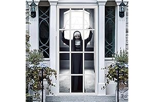 IMISHM Scary Halloween Door Decoration: Nun