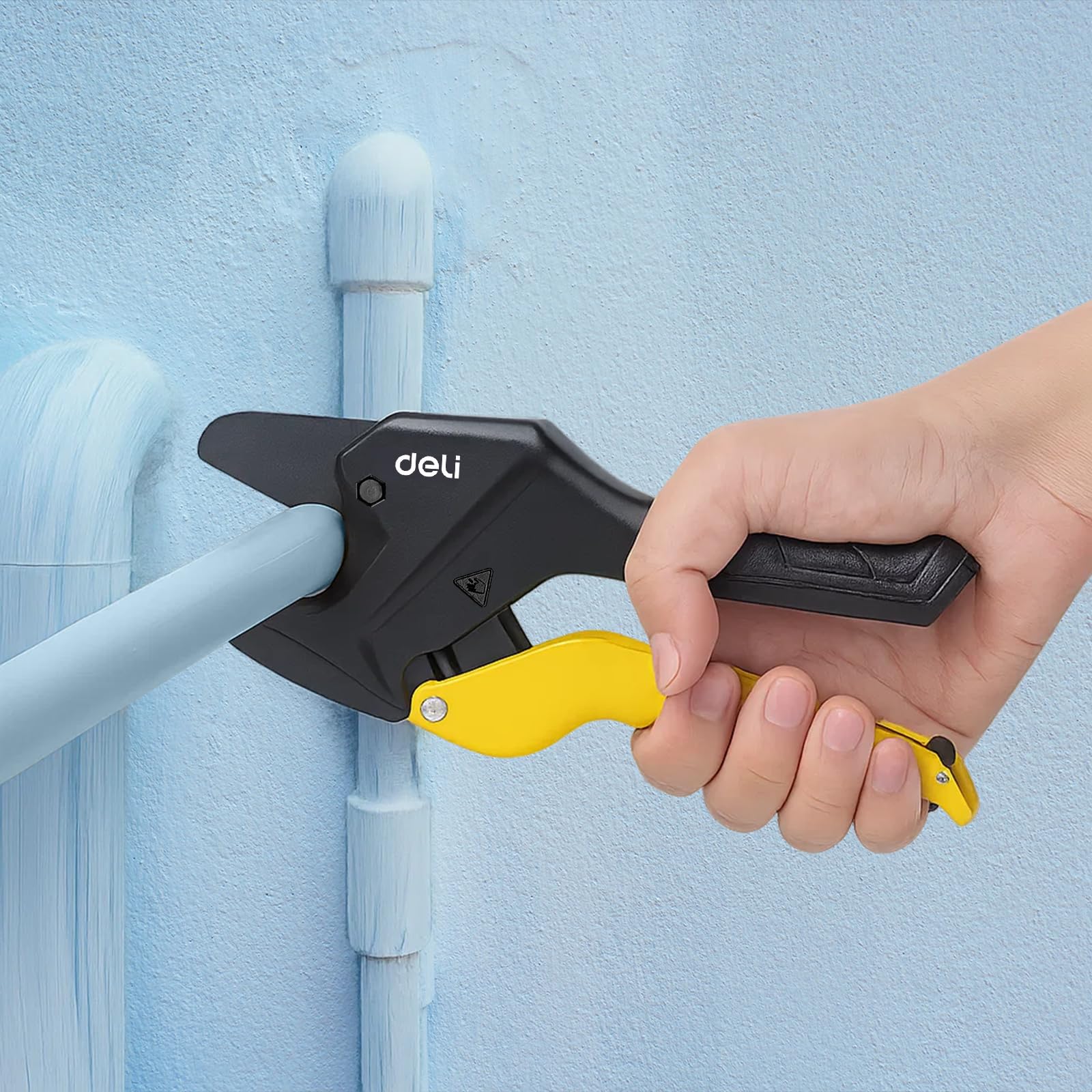 DELI PVC Pipe Cutter - Heavy Duty & Ratchet -6 DELI PVC Pipe Cutter - Heavy Duty & Ratchet -6