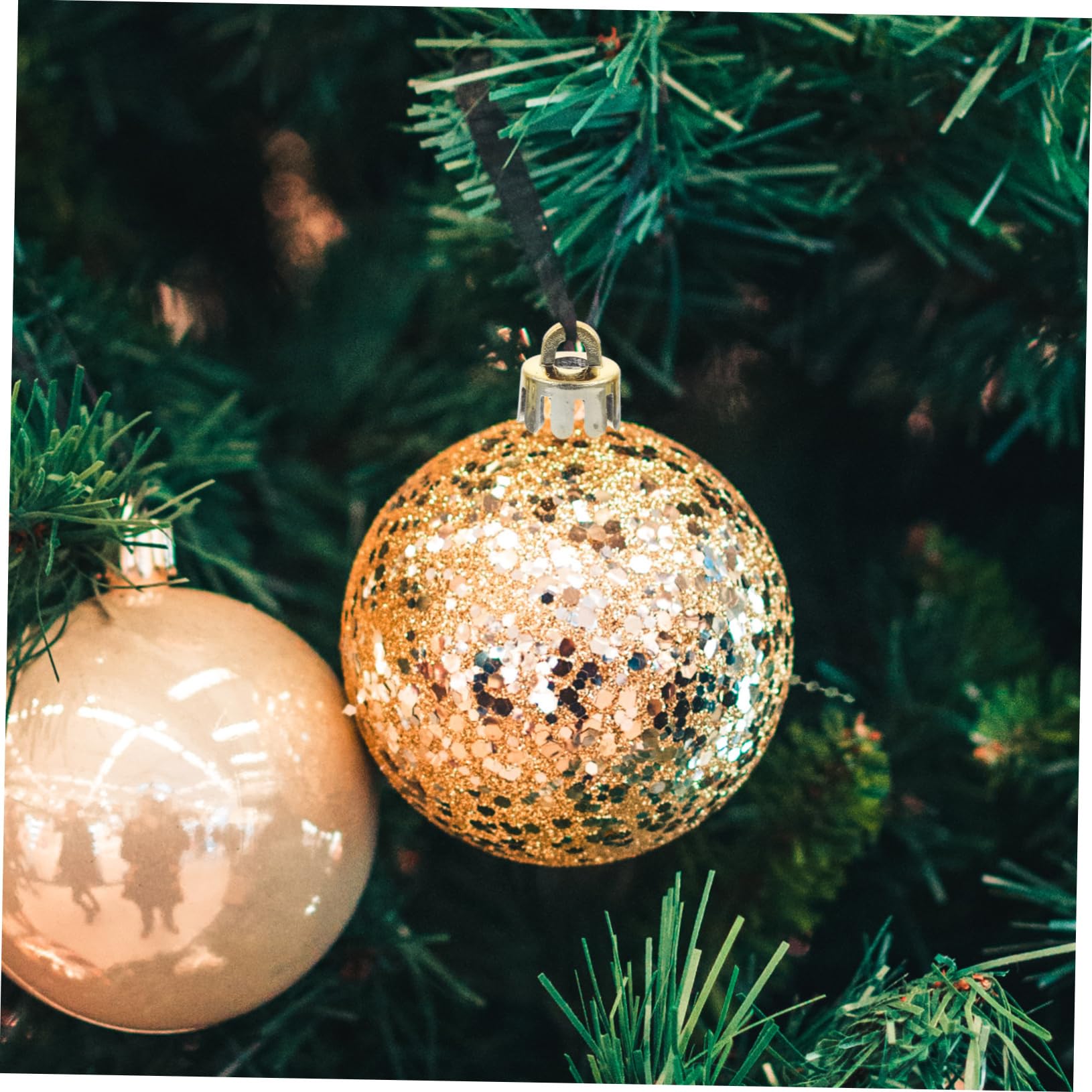 JEWEDECO Embouts Suspendre à Boule Transparents En Plastique 10 Pcs, Accessoires Décoratifs Diy Pour Boules De Noël 1.0 Cm, Utilisation Festive Maison Et Fêtes JEWEDECO Embouts Suspendre à Boule Transparents En Plastique 10 Pcs, Accessoires Décoratifs Diy Pour Boules De Noël 1.0 Cm, Utilisation Festive Maison Et Fêtes