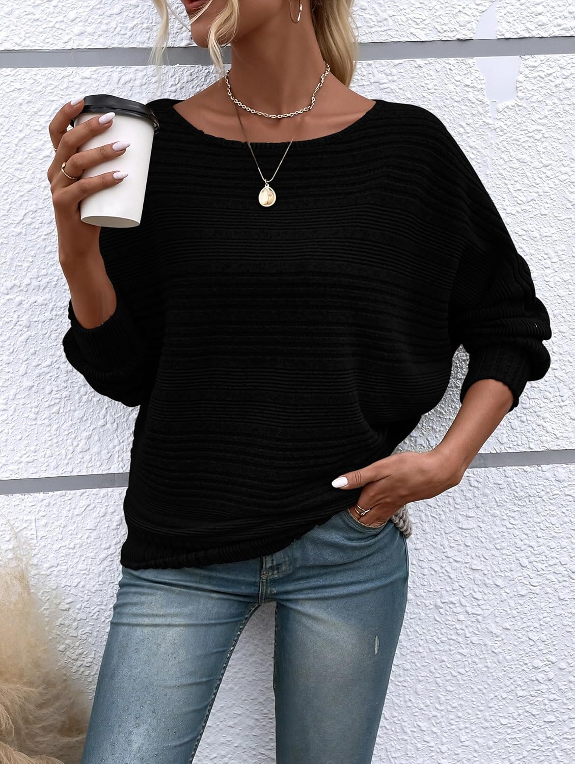 Womens Long Sleeve Shirts Crewneck Tunic Tops Pullover Sweaters Business Casual Blouses Fall Fashion 2025 - Image 5