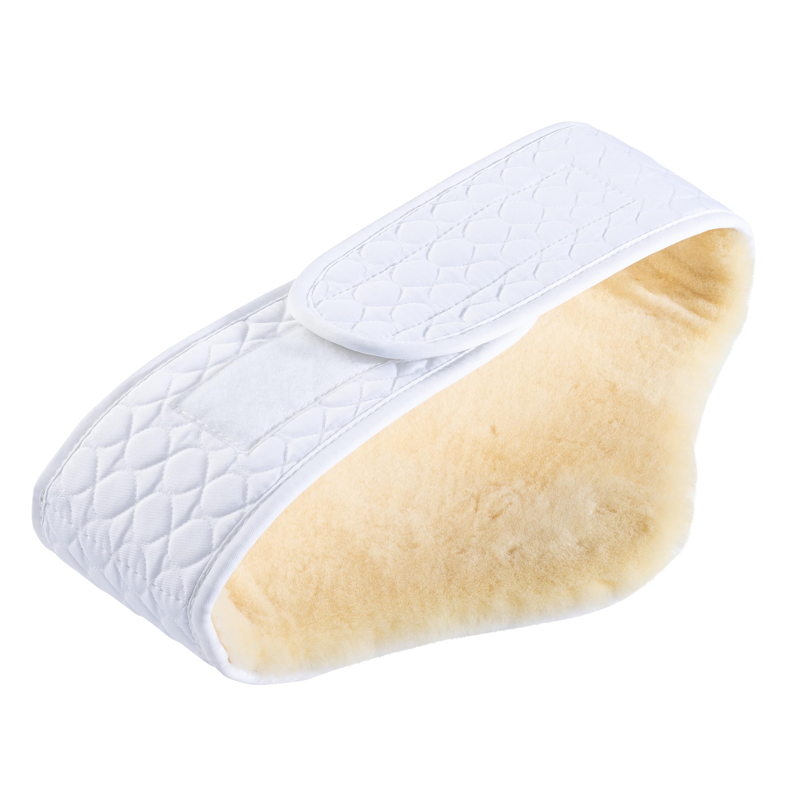 Lammfell-Nierenwärmer von CHRIST – unisex Nierengurt mit Innenseite mit medizinischem, echtem hochwertigem Fell, in der Farbe natur und der Größe M (95-110 cm)