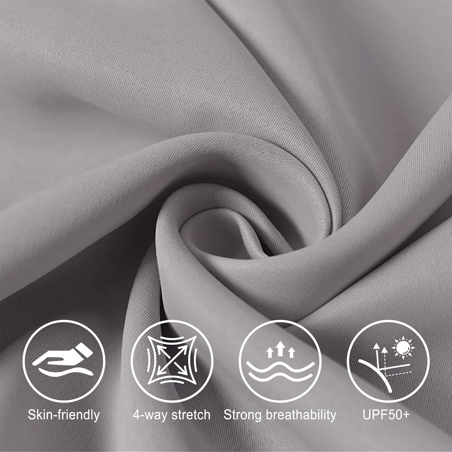 Men's Sun Protection Hoodie UPF 50+ Fishing Long Sleeve Rash Guard Shirt SPF UV Protection T-Shirt Lightweight - Image 6