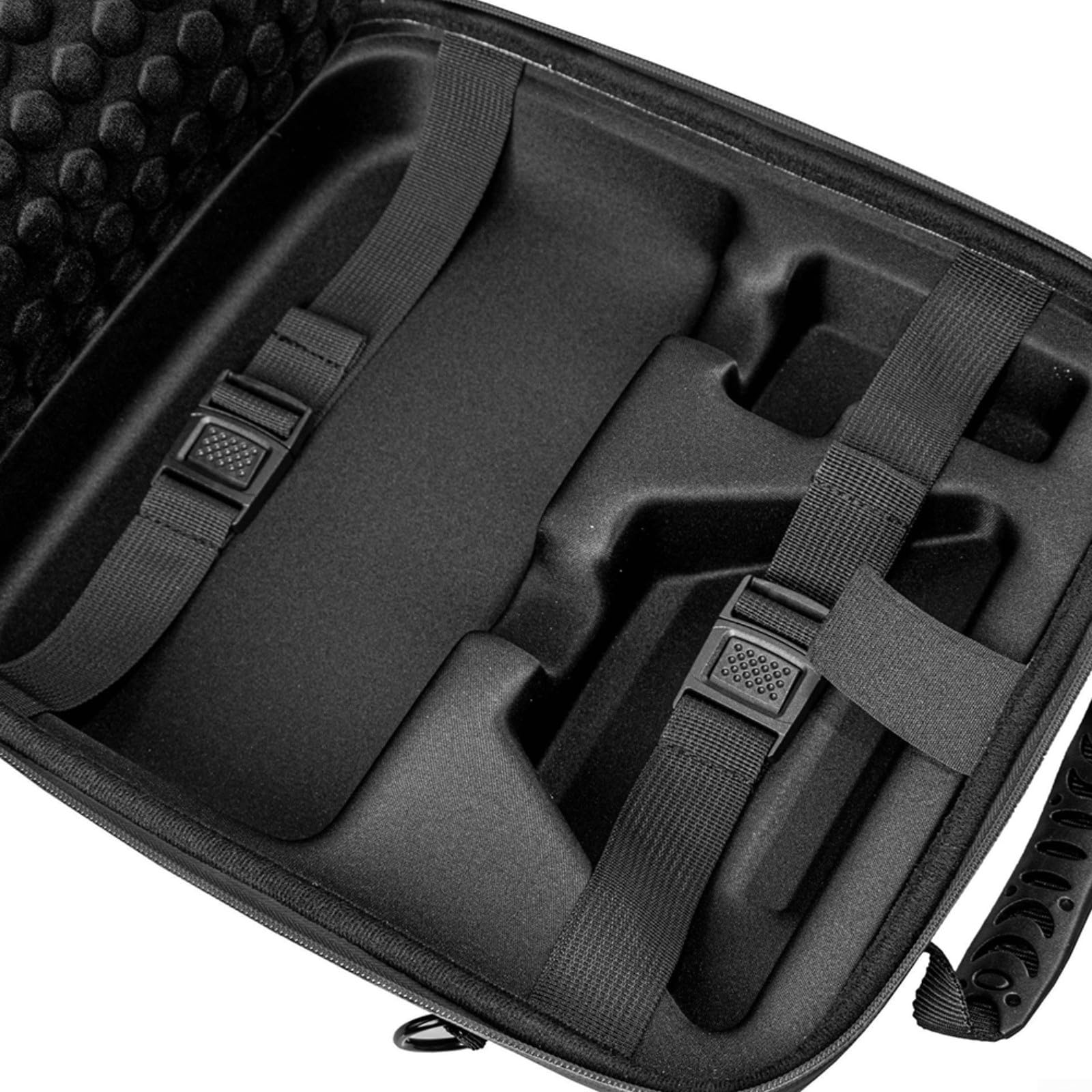 Funda protectora rígida para Mini, caja de almacenamiento de poliuretano EVA con correa para el hombro, organizador a prueba de golpes para antena parabólica y accesorios, negro