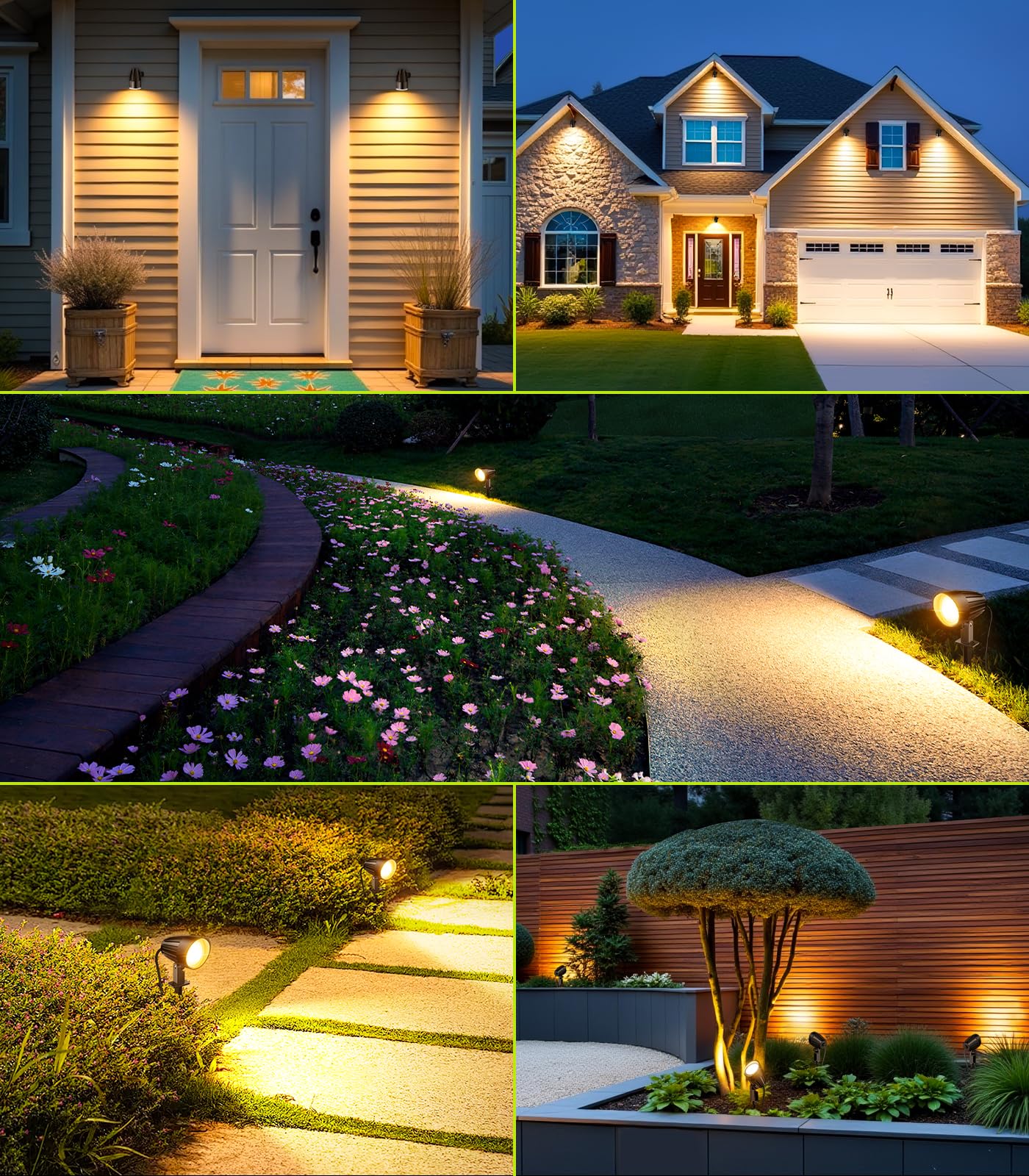 CLV Faretti Da Giardino Con Picchetto 9W 680LM Faretto Led Da Esterno 2700K | Bianca Calda Lampade Da Esterno Alluminio Luci Da Giardino Da Terra IP66 Impermeabile Per Cortile Alberi Sentieri Patio