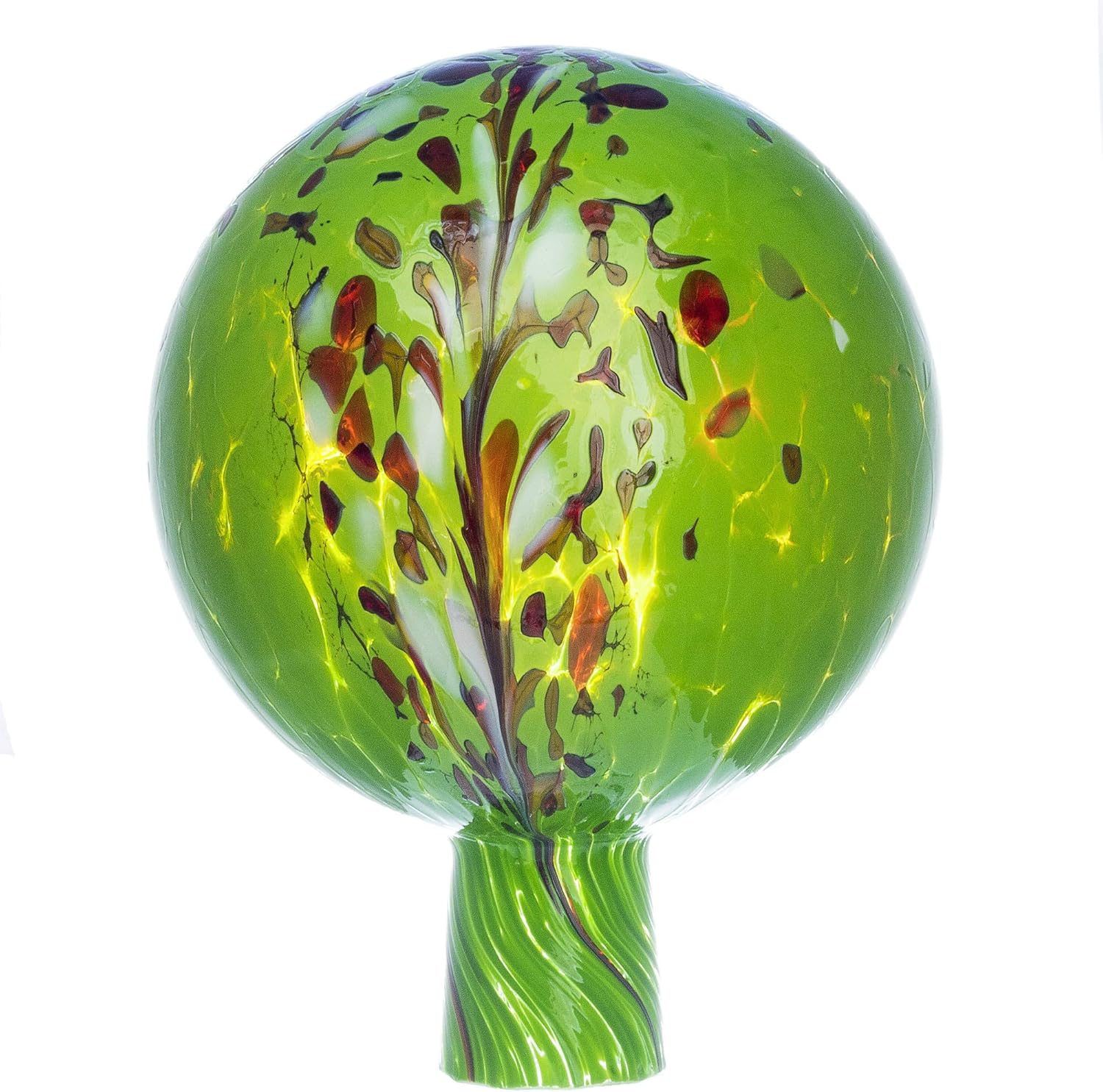 Marolin Rosenkugel für den Garten/Gartenkugel (15cm Durchmesser grün