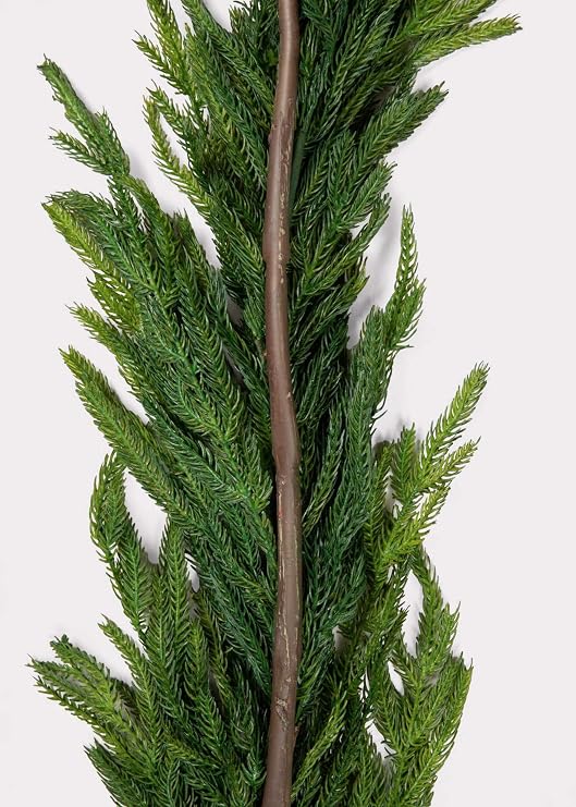 Afloral Real Touch Norfolk Pine Entry/Staircase Garland - 180 Long