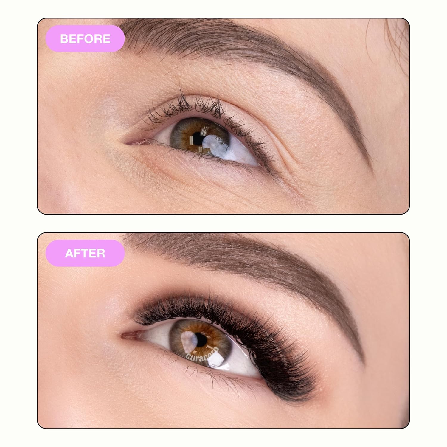Curacoro XL Lite Promade Wide Fans 10D-0.03 Volume Lashes CC Curl 7-13mm Length Handmade Lightweight Lash Fans for Soft Fluffy Eyelash Extensions