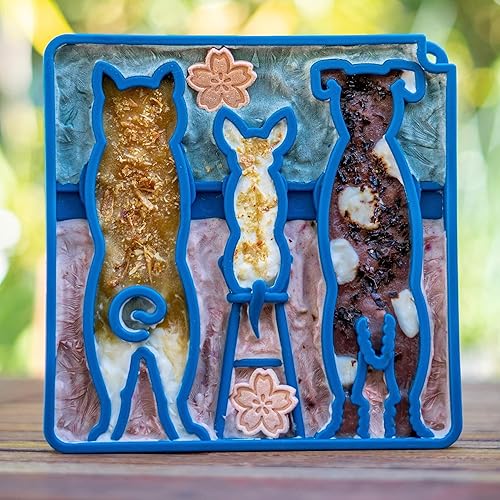 Miniatura 2 de SodaPup Waiting Dogs - Alimentador de enriquecimiento duradero fabricado en Estados Unidos con material no tóxico, seguro para mascotas, seguro para