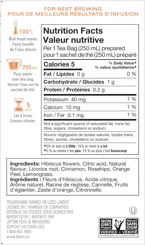 Tazo Teas, Passion, Herbal Tea, Caffeine-Free, 20 Filterbags, 1.8 oz 52 g